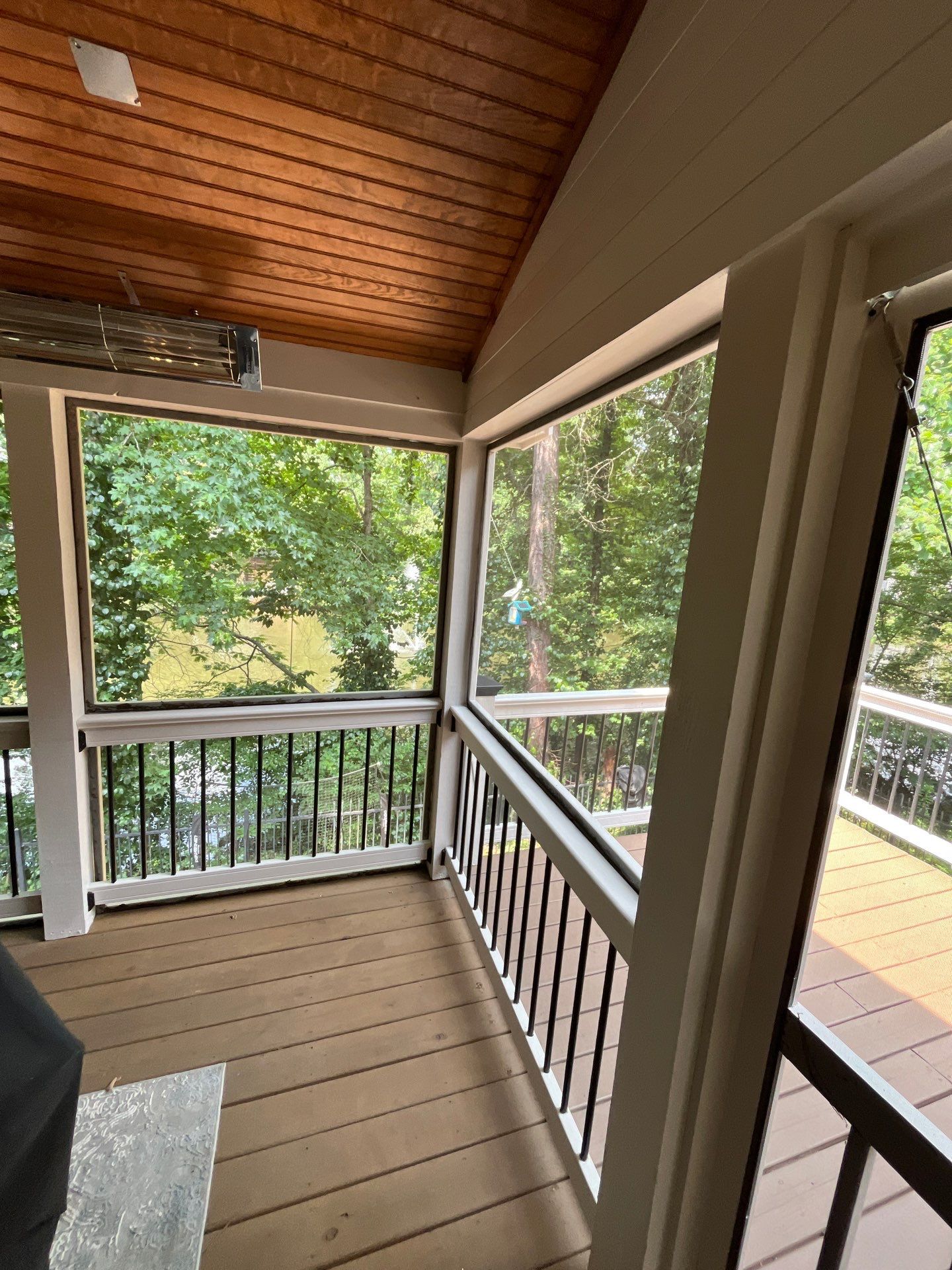 Deck Stain and Rotten Wood Replacement with James Hardie and Sherwin-Williams Products by Nelson Exteriors 