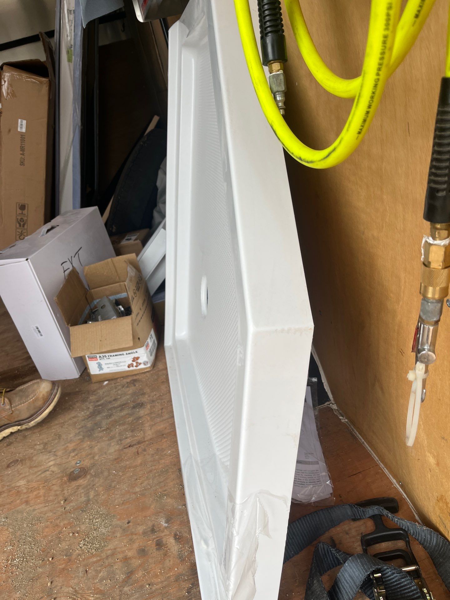 Installing Shower and New Piping by Us Plumbing 