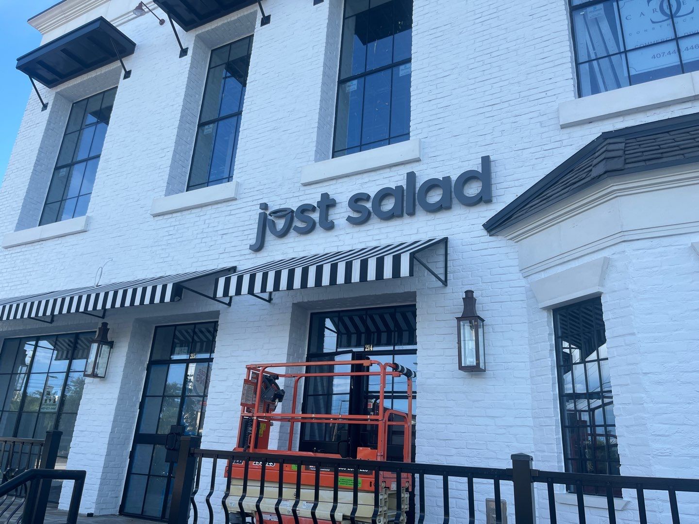 Channel Letters for Just Salad by SignCrafters
