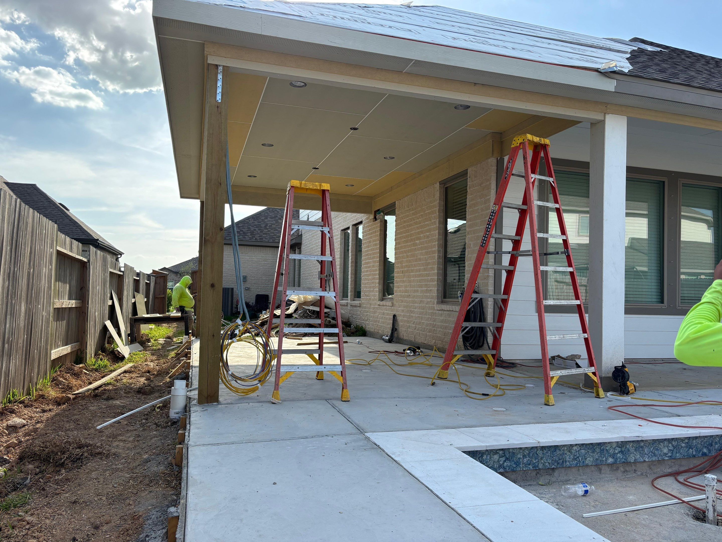 Patio and Summer Kitchen in Texas city by SophAlx LLC