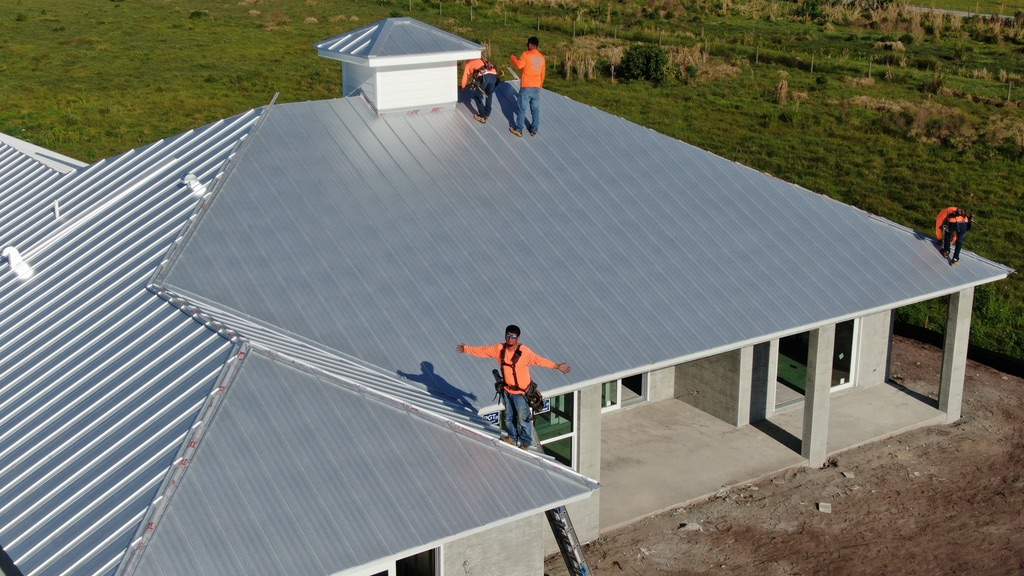 24ga 1" Nail-Strip Mill Finish by Total Roofing System The Metal Roof Experts