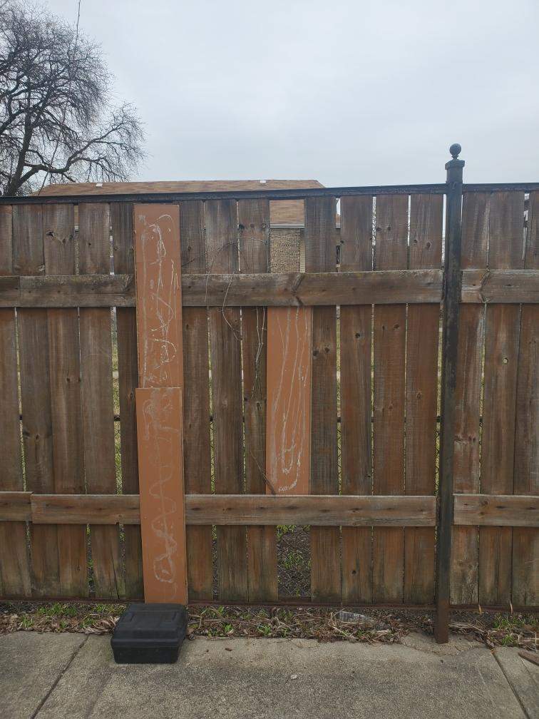 Fence Installation using pressure treated lumber  by INQUSE GENERAL CONTRACTOR