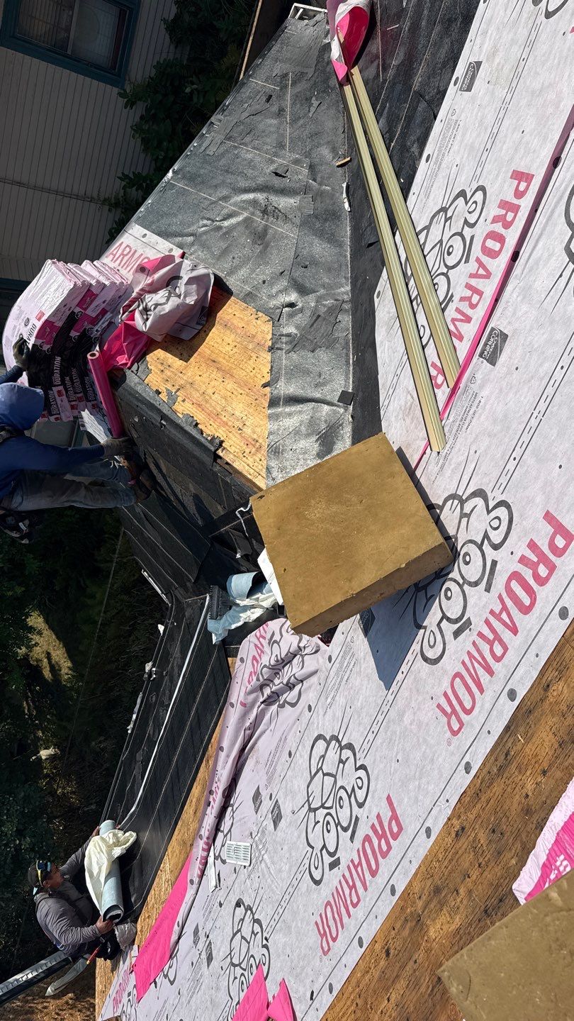 Roof Replacement using Owens Corning Onyx Black by 180 Contractors