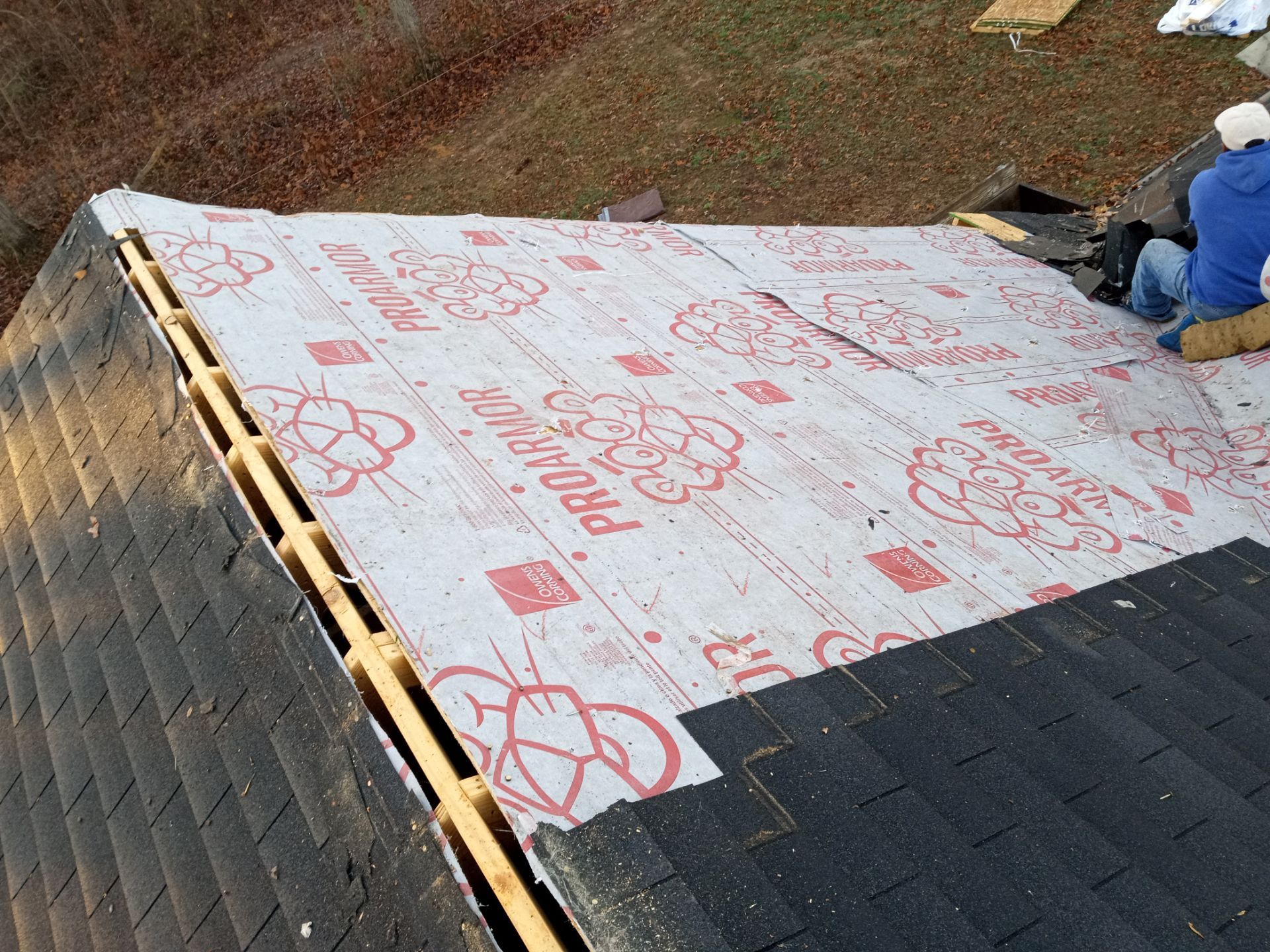 Residential Roofing Repair using Architectural shingles by BROCK BUILDERS 