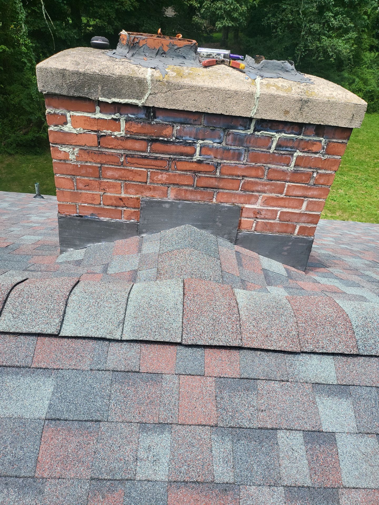 Residential Roofing Installation using Owens Corning TruDefinition Duration AR - Colonial Slate by A Plus Exterior