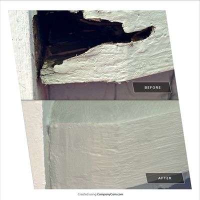 Dryrot Damage Repair using GLOBAL TERMITE WOOD REPAIR SYSTEM