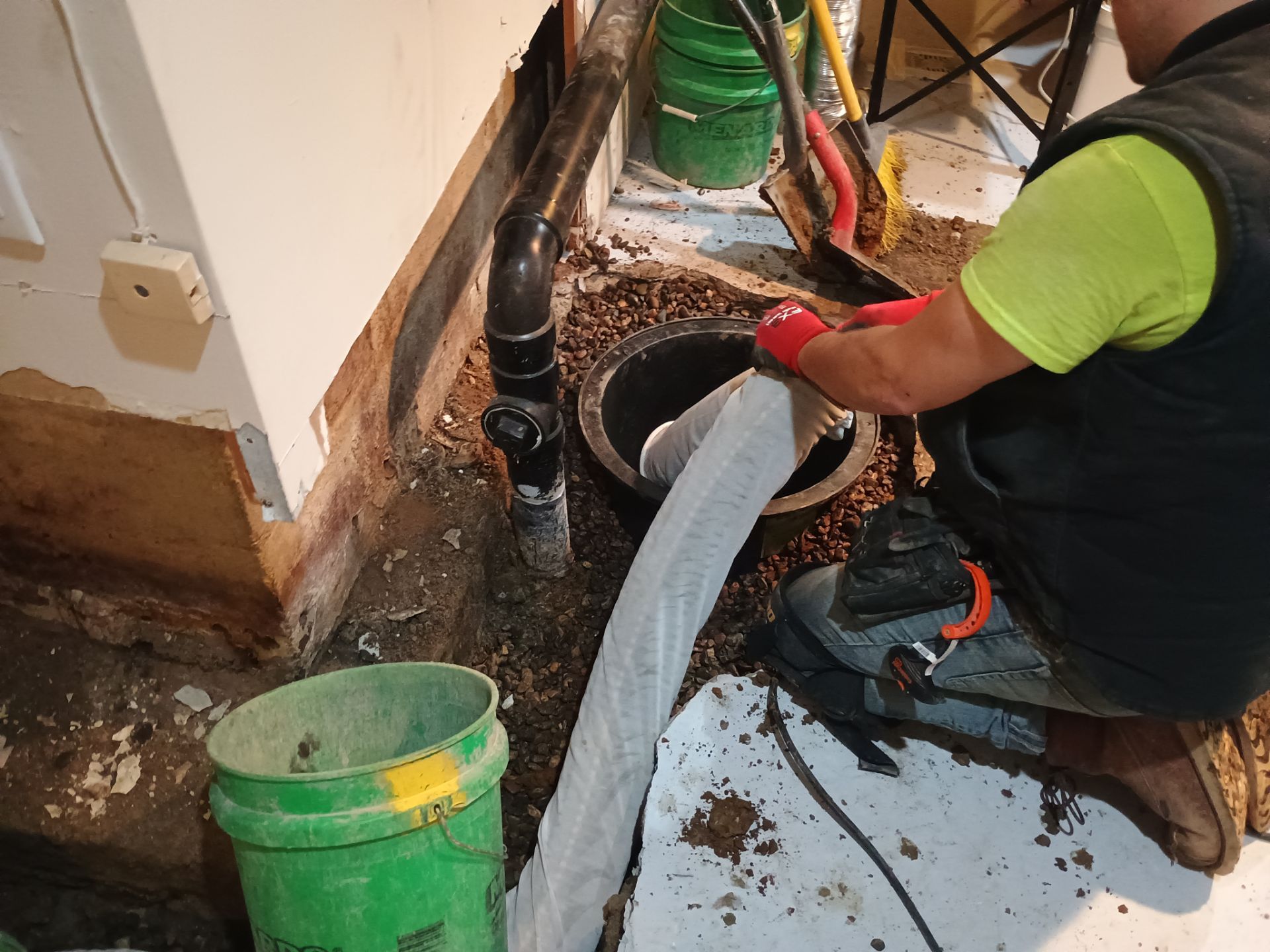 Interior Drain Tile & Sump Pump Installation in St. Paul, MN by Waterproofing Northeast