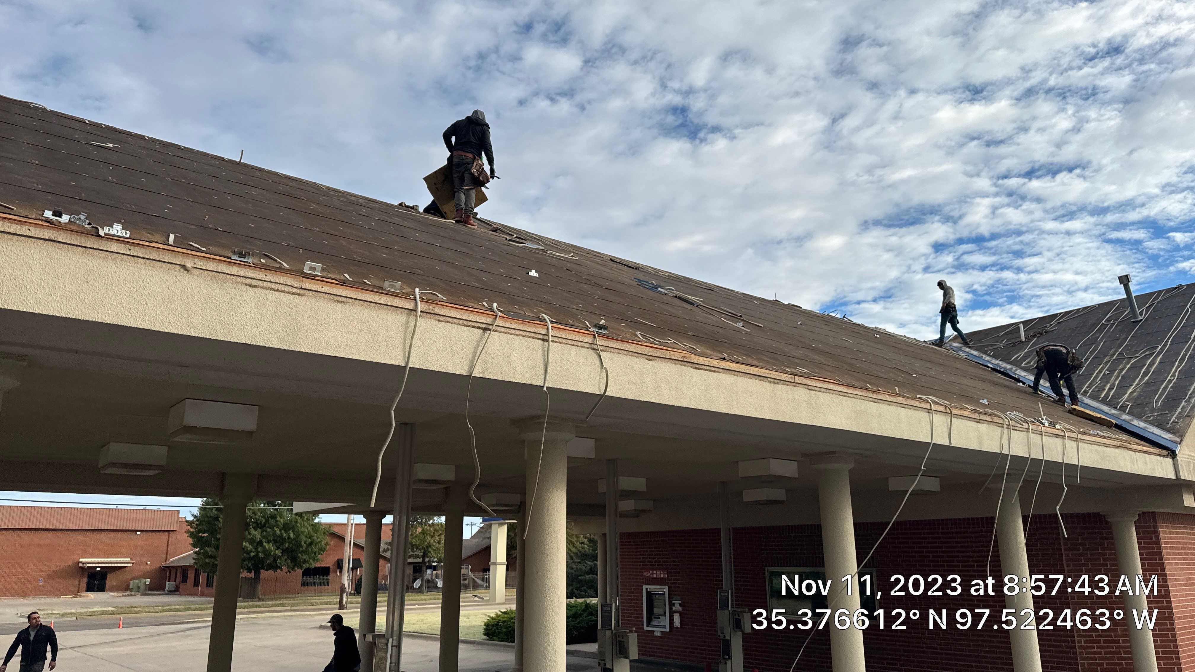 Commercial Roofing Installation using Certainteed Belmont IR by Castillo Roofing