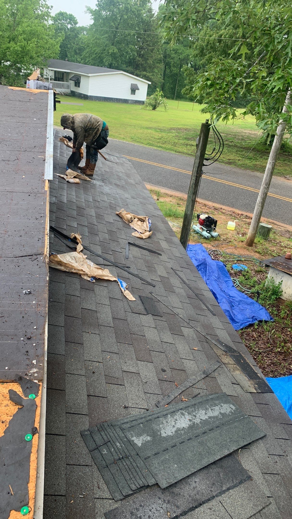 Residential Shingle Reroof using CertainTeed XT25 by Hostetler Roofing