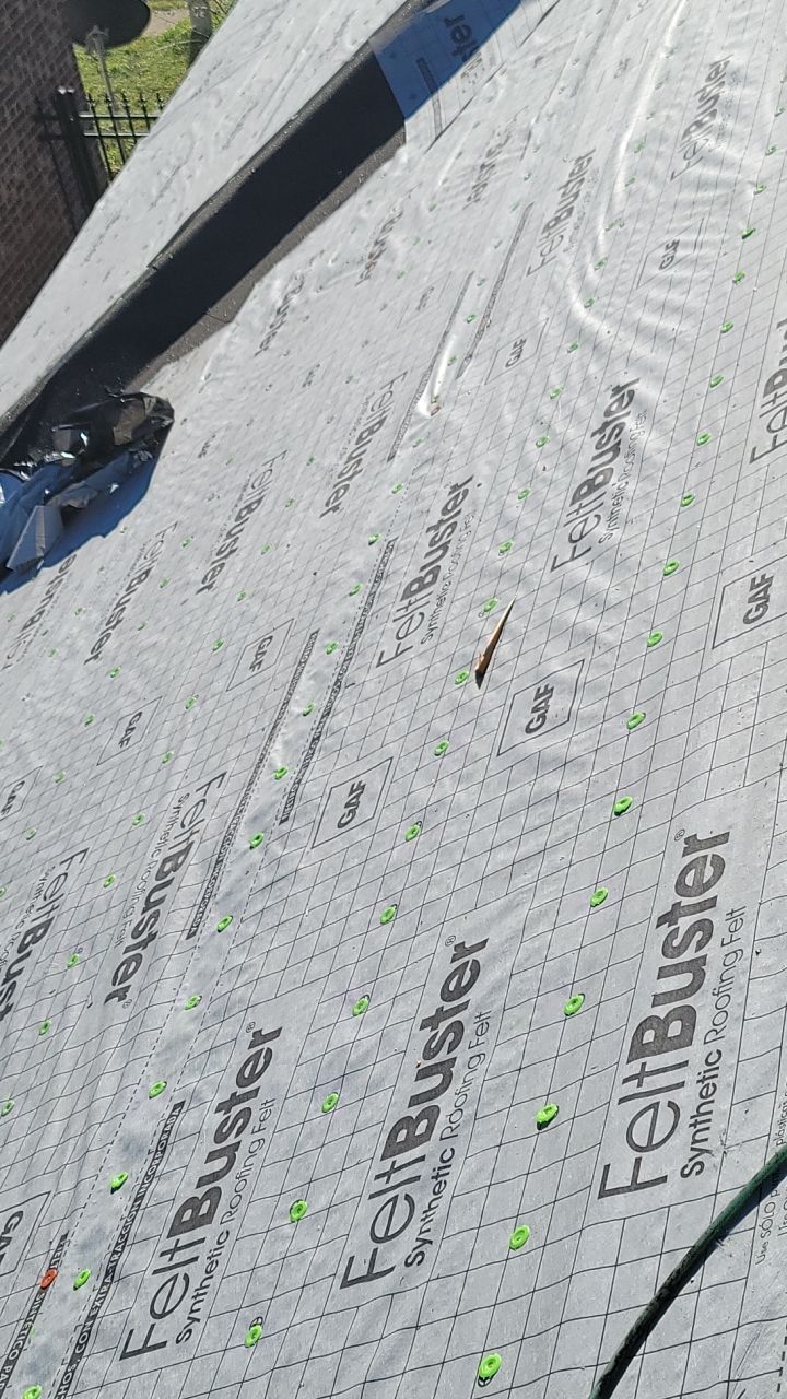 Residential Roofing Installation using Roof Replacement by American Roofing & Construction LLC