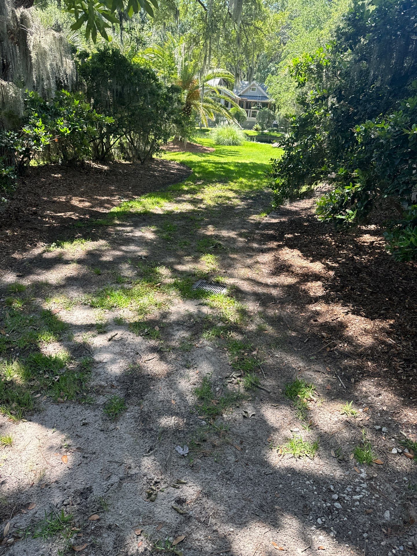 Residential Drainage Solutions and Sod Installation in Hilton Head Island by Lowcountry Scapes, LLC