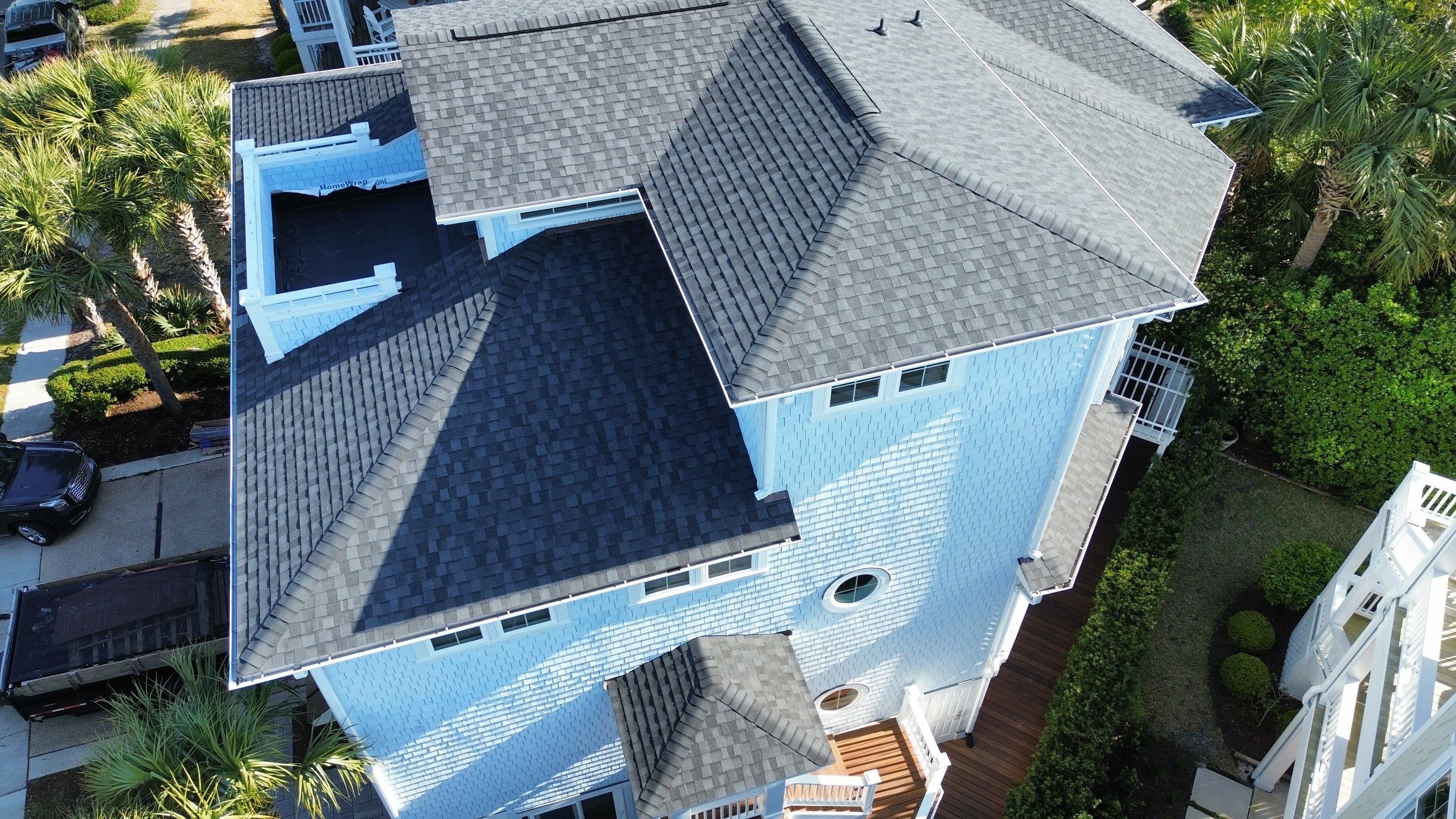Asphalt Shingle Roof Replacement- Wrightsville Beach, NC by Summit Roofing 