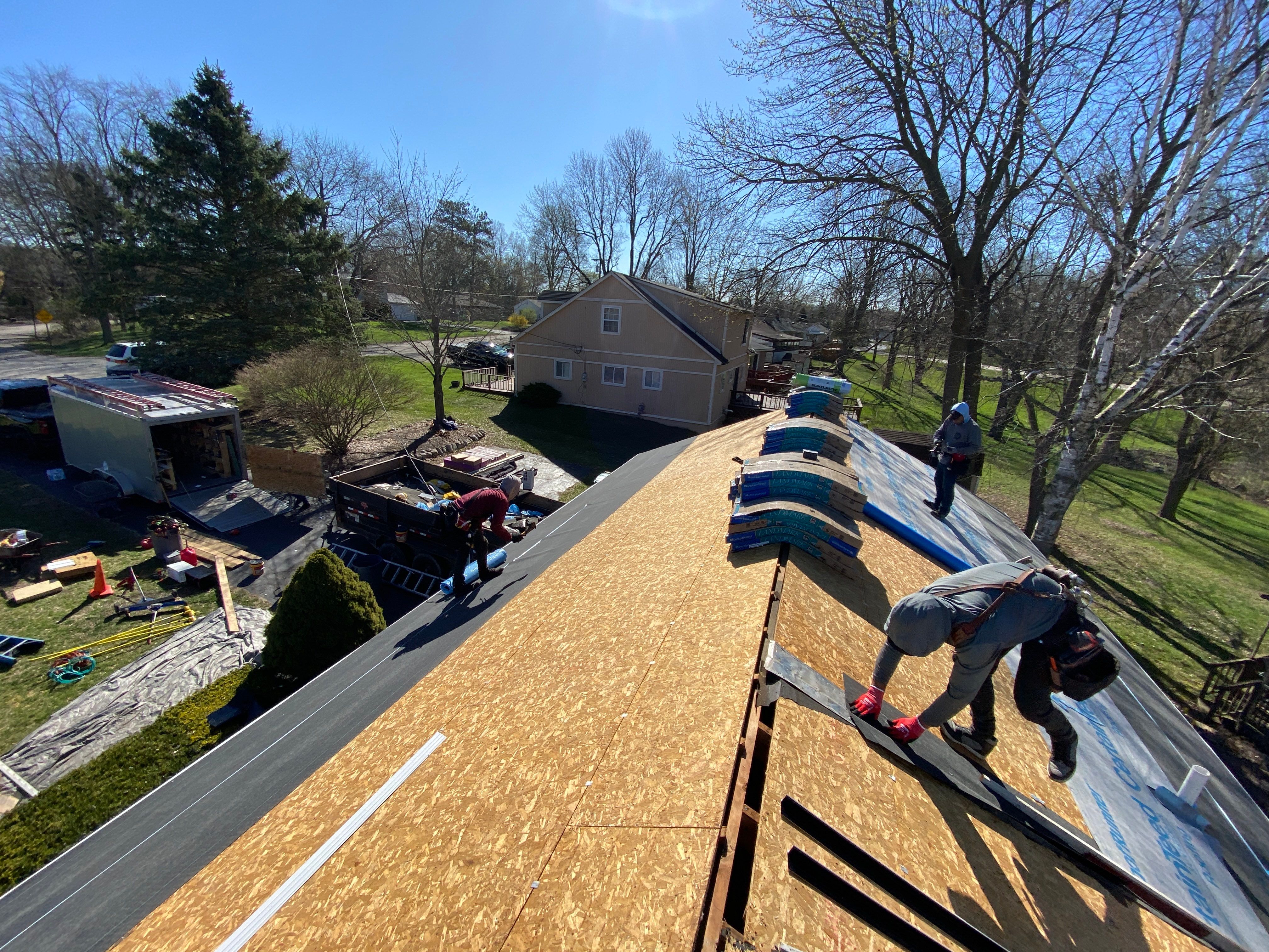 Roof Replacement using CertainTeed Landmark by 180 Contractors