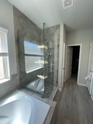 Master Bath Meets The Outdoors: Martha Acevedo's Custom Transformation! 🛁➡️🌳