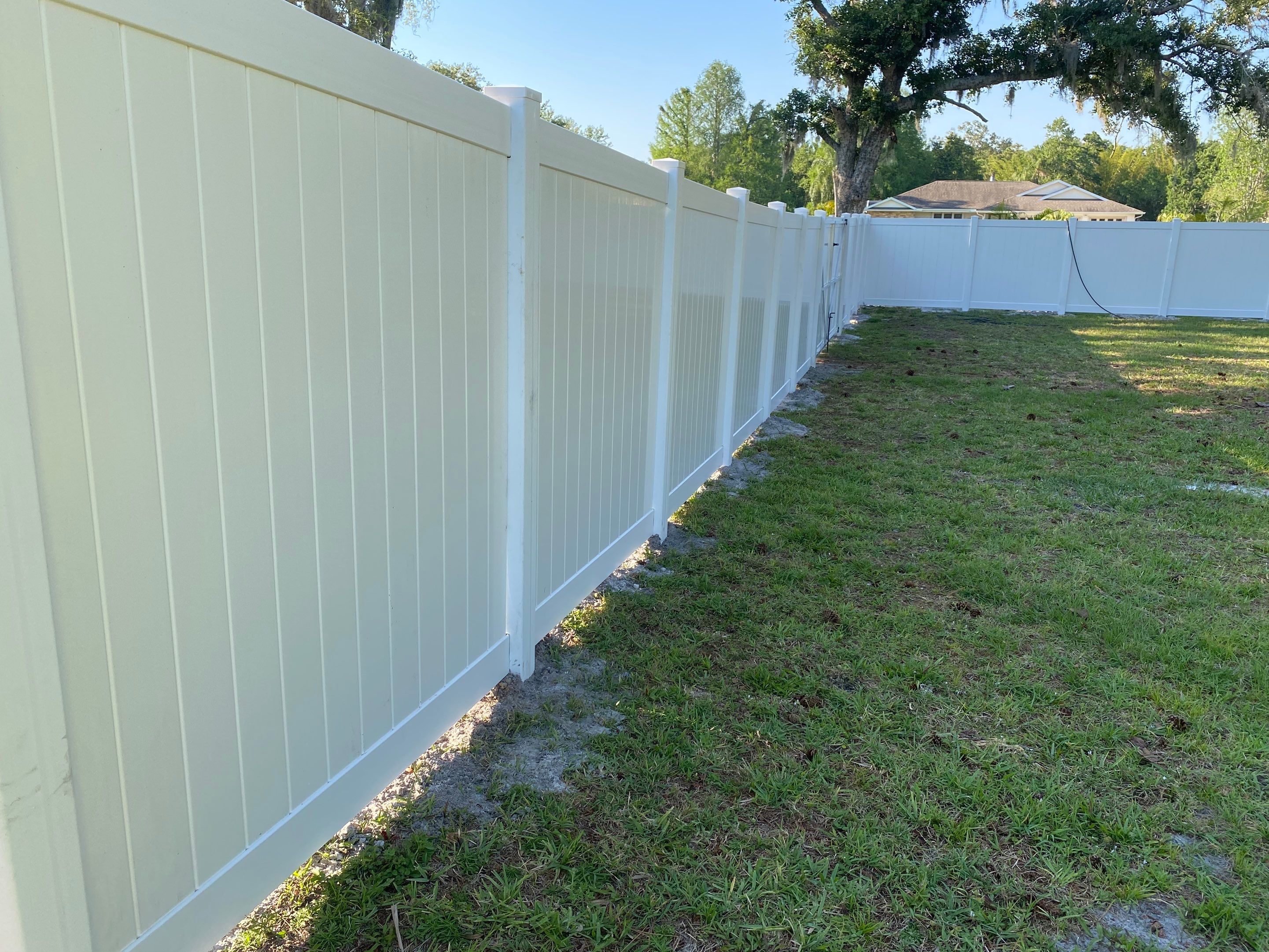 Sarasota, FL 6 ft. Tall White Vinyl Privacy Fence by Asap fence and gates, LLC