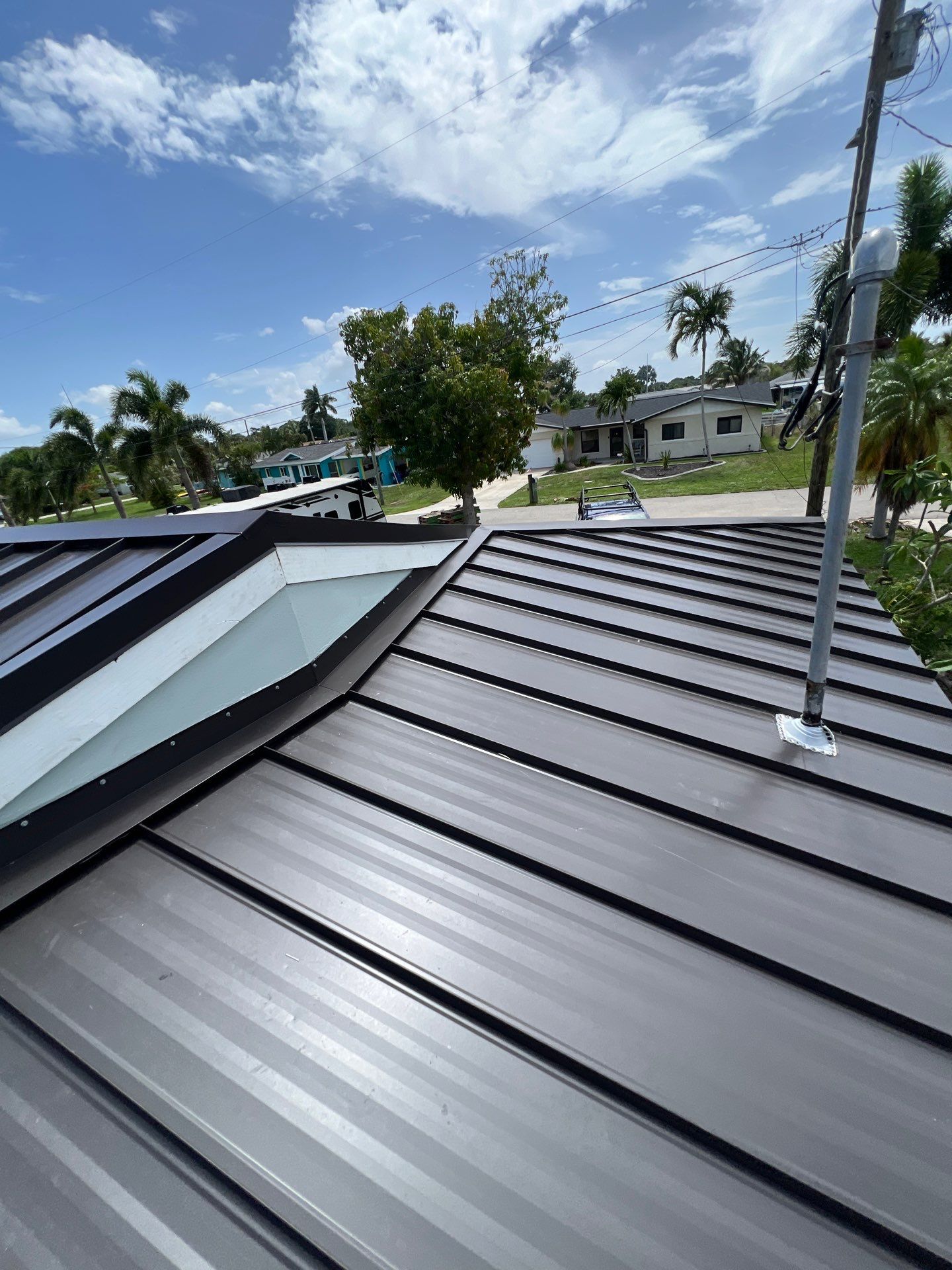 New Standing Seam Metal Roof Installation in North Fort Myers by cordova home services