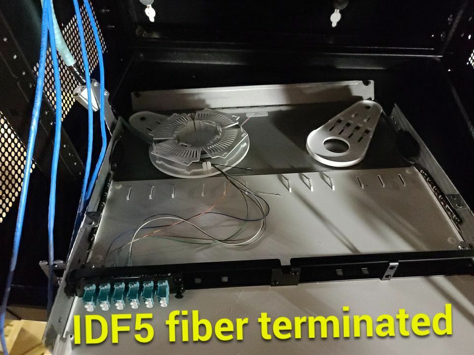 Structure Cable Installation using Cat 6 Cabling & Fiber  by Firmament Solutions