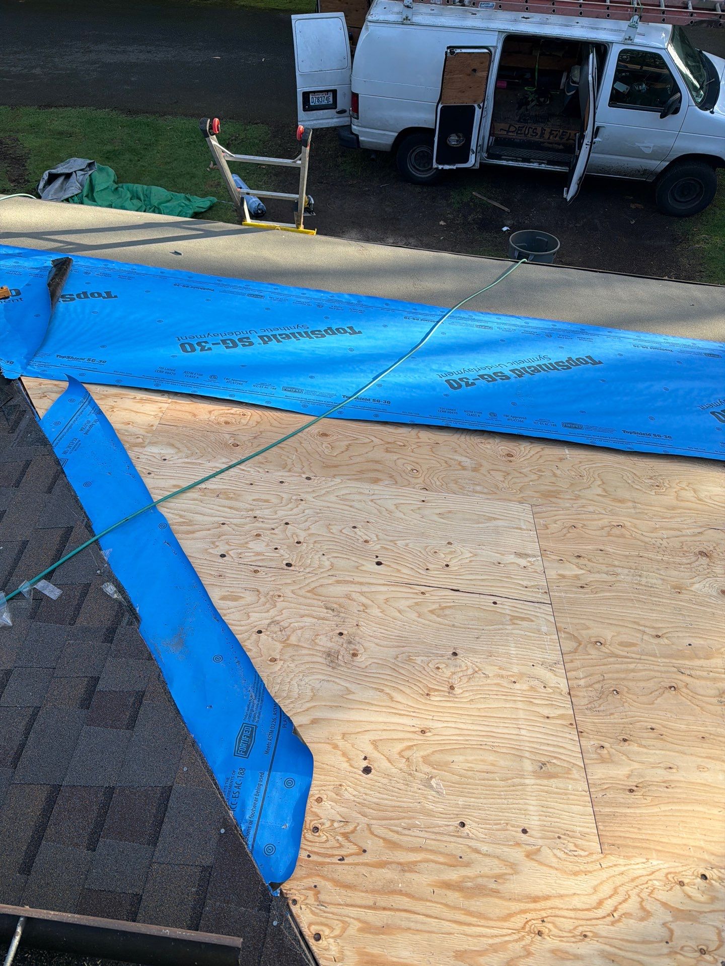 Residential Roofing Installation using GAF UHDZ Shingles by Roofing Formula LLC