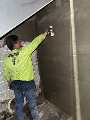 Waterproofing using Xypex Concentrate in Charlotte, NC