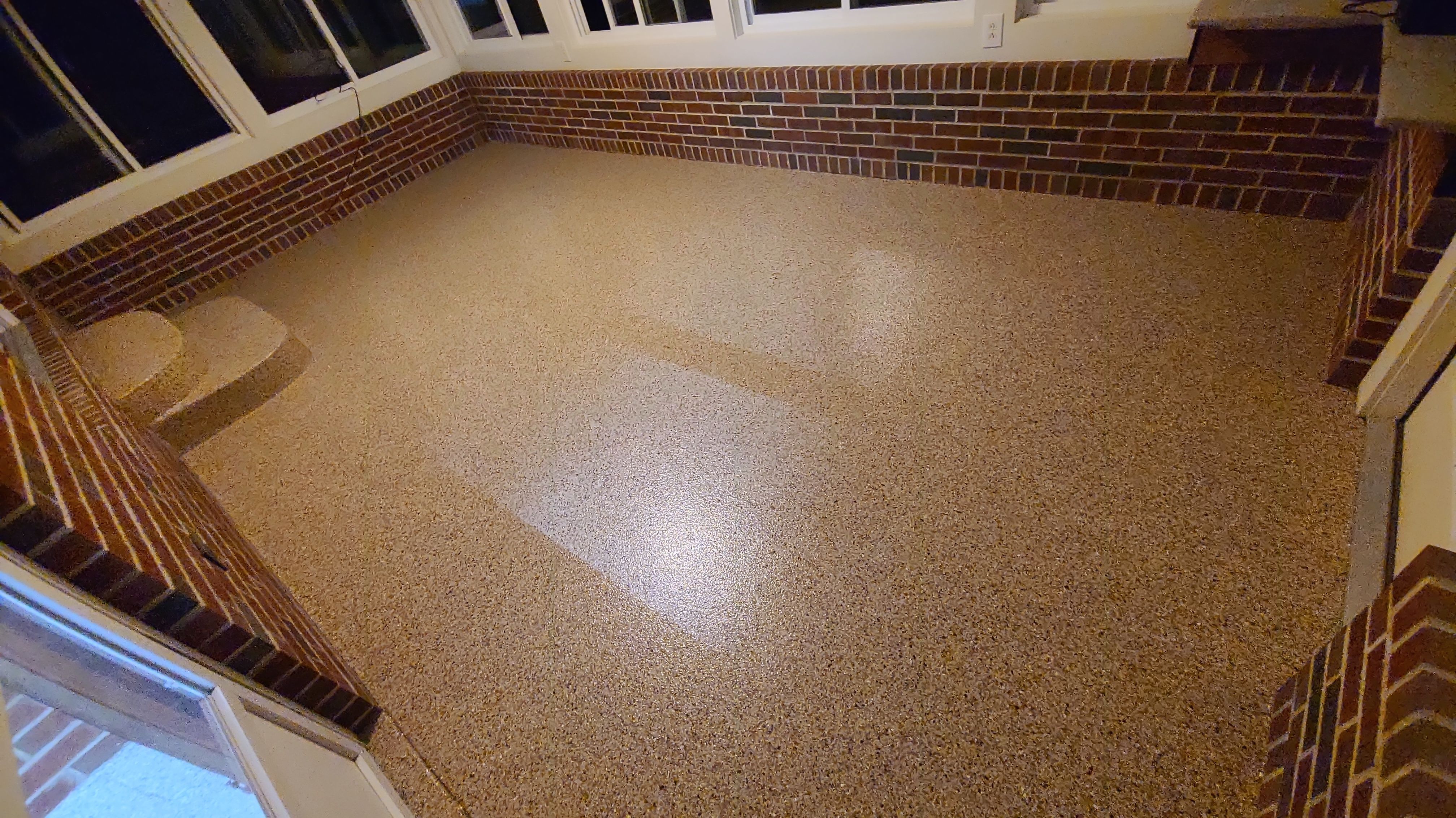 Sunroom in Pecan - New Waterford, OH by Alexander Concrete Coatings