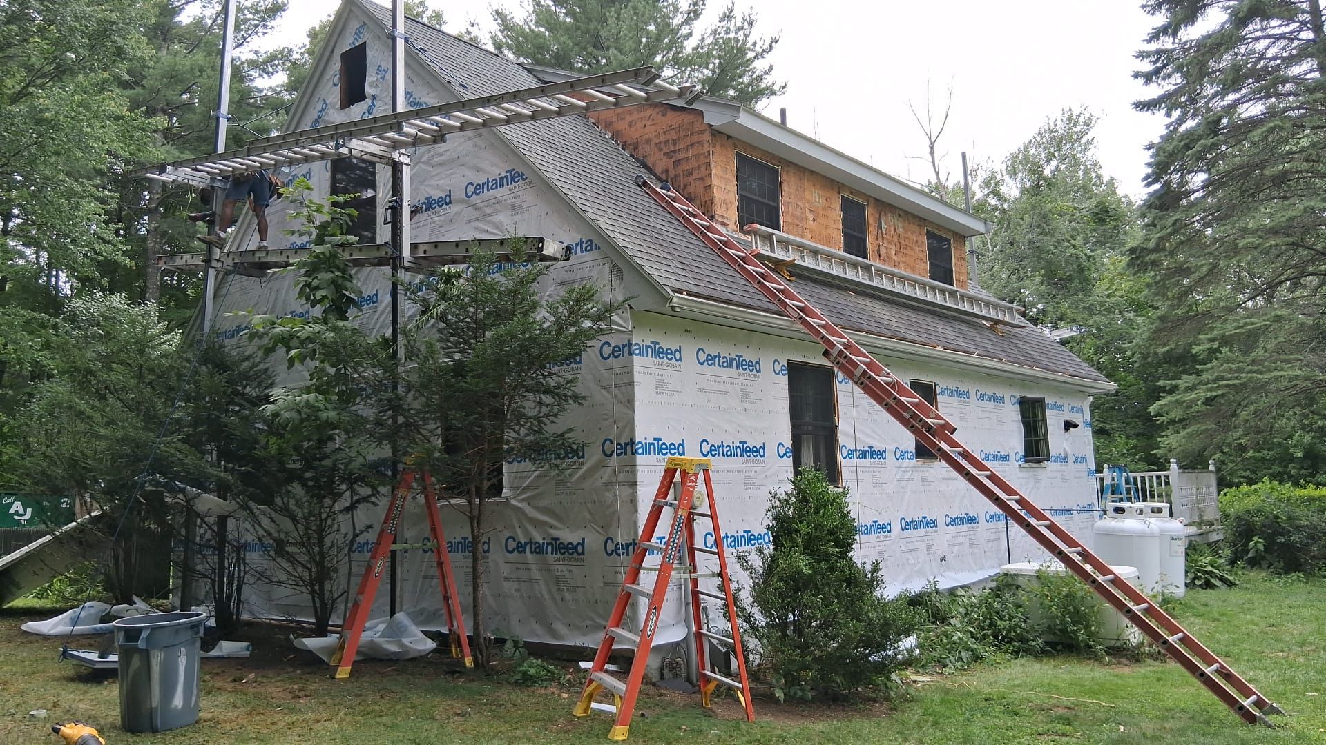 Siding Renewal With Cert. Monogram D/4 x 16'8'' Clapboard, Natural Clay by DiGiorgi Roofing and Siding Inc