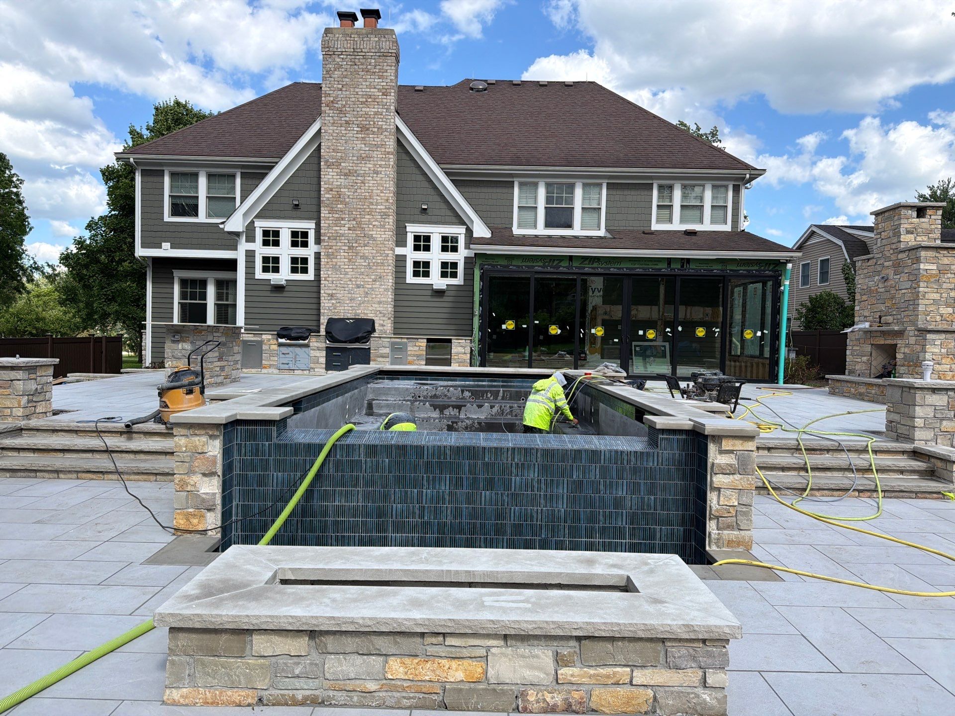 Swim Spa - Jet Benches - Spillover - French Riv by North Shore Pool & Spa