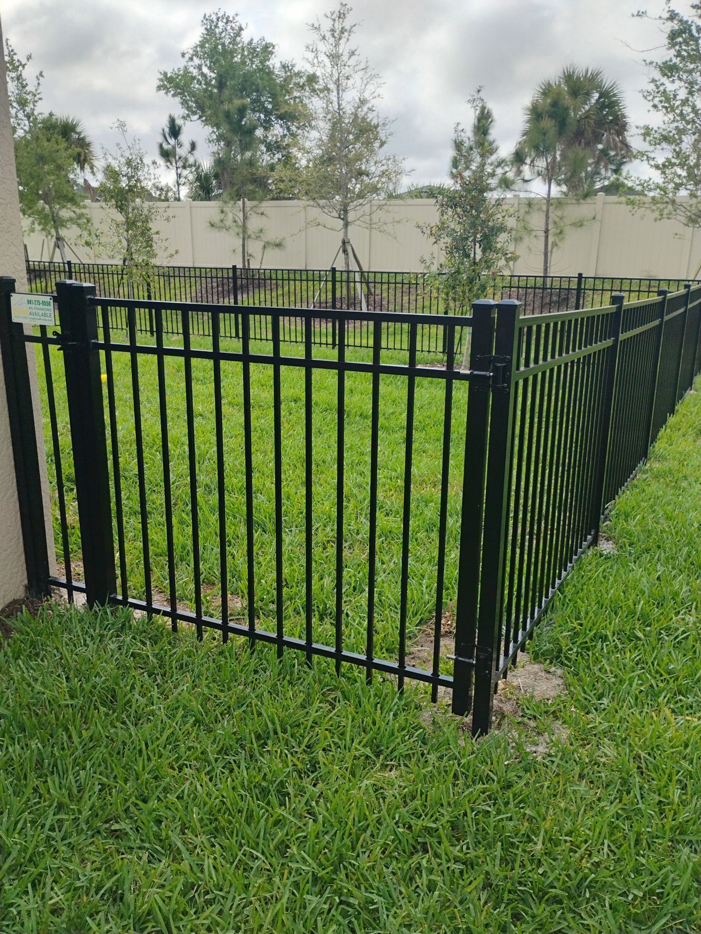 Aluminum Fence in Cove at West Port by True Fence LLC