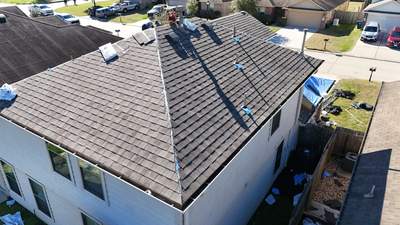 Roof Replacement with Decking & Skylight Work — Magnolia, TX