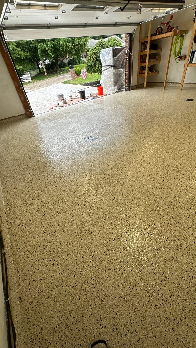 Garage Project in Weirton by Floors in a Day, Inc