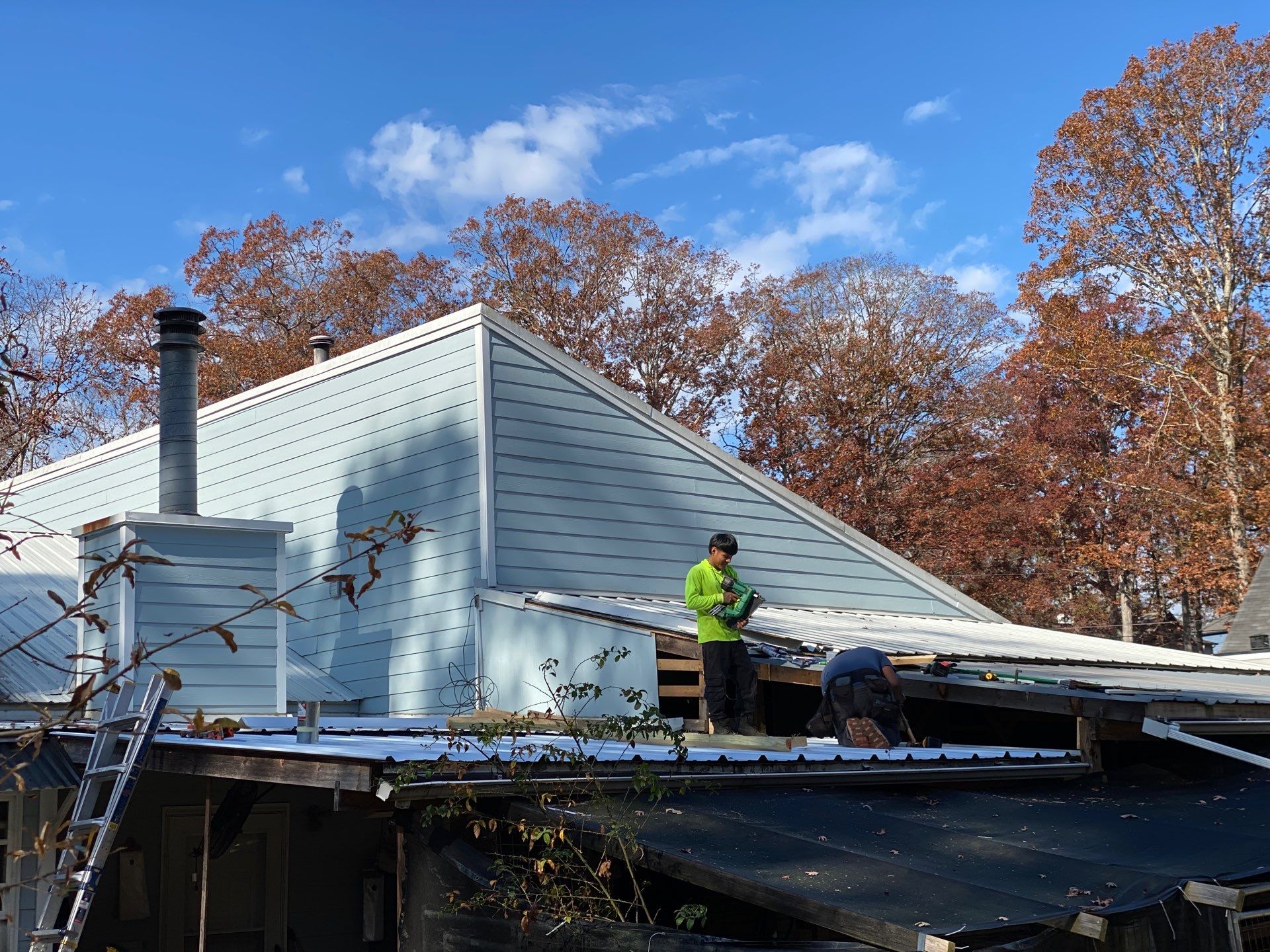 Metal Roofing Project in Marietta by Capital City Roofing
