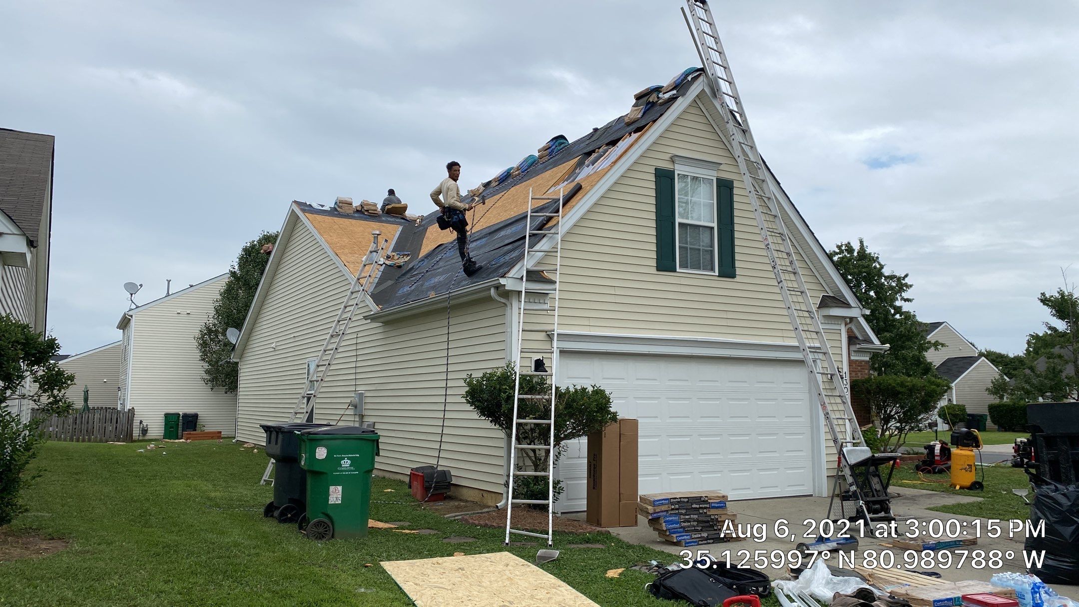 Roof replacement, siding, gutters and interior repair by hail and wind damage by Just Brilliant Restoration JBR