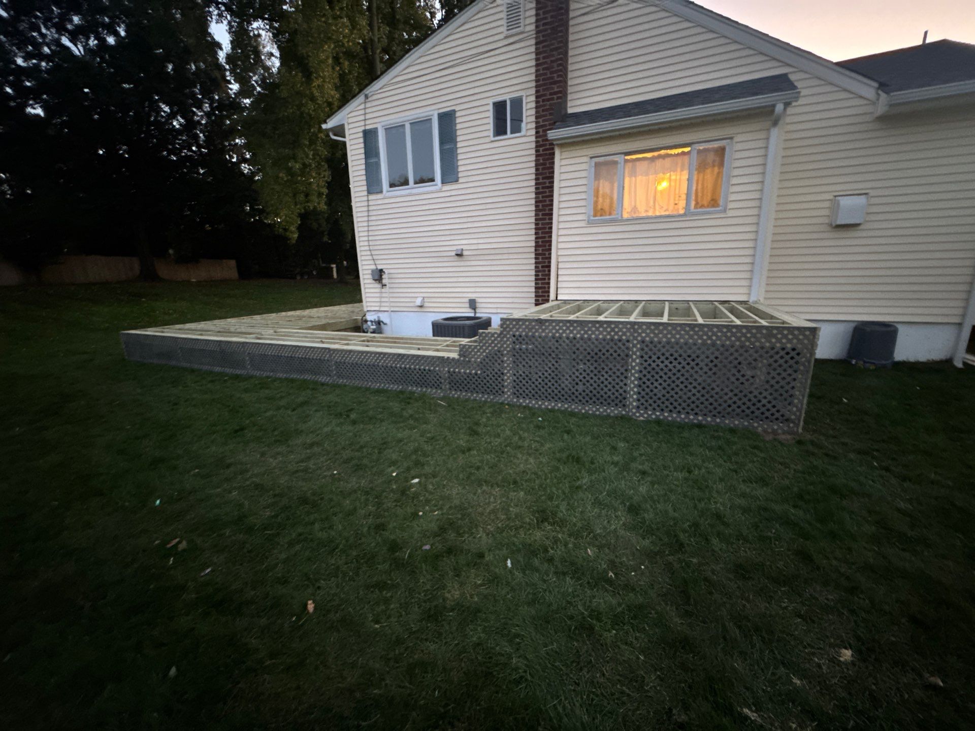New Deck with Sliding Patio Door by deck guardian