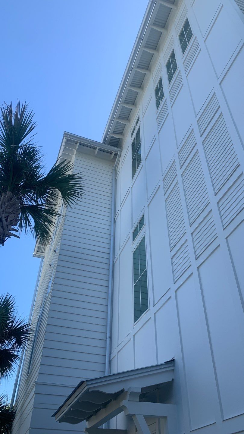 Seamless Gutters Installation using Galvalume Half Round Gutters by Gutter Professors