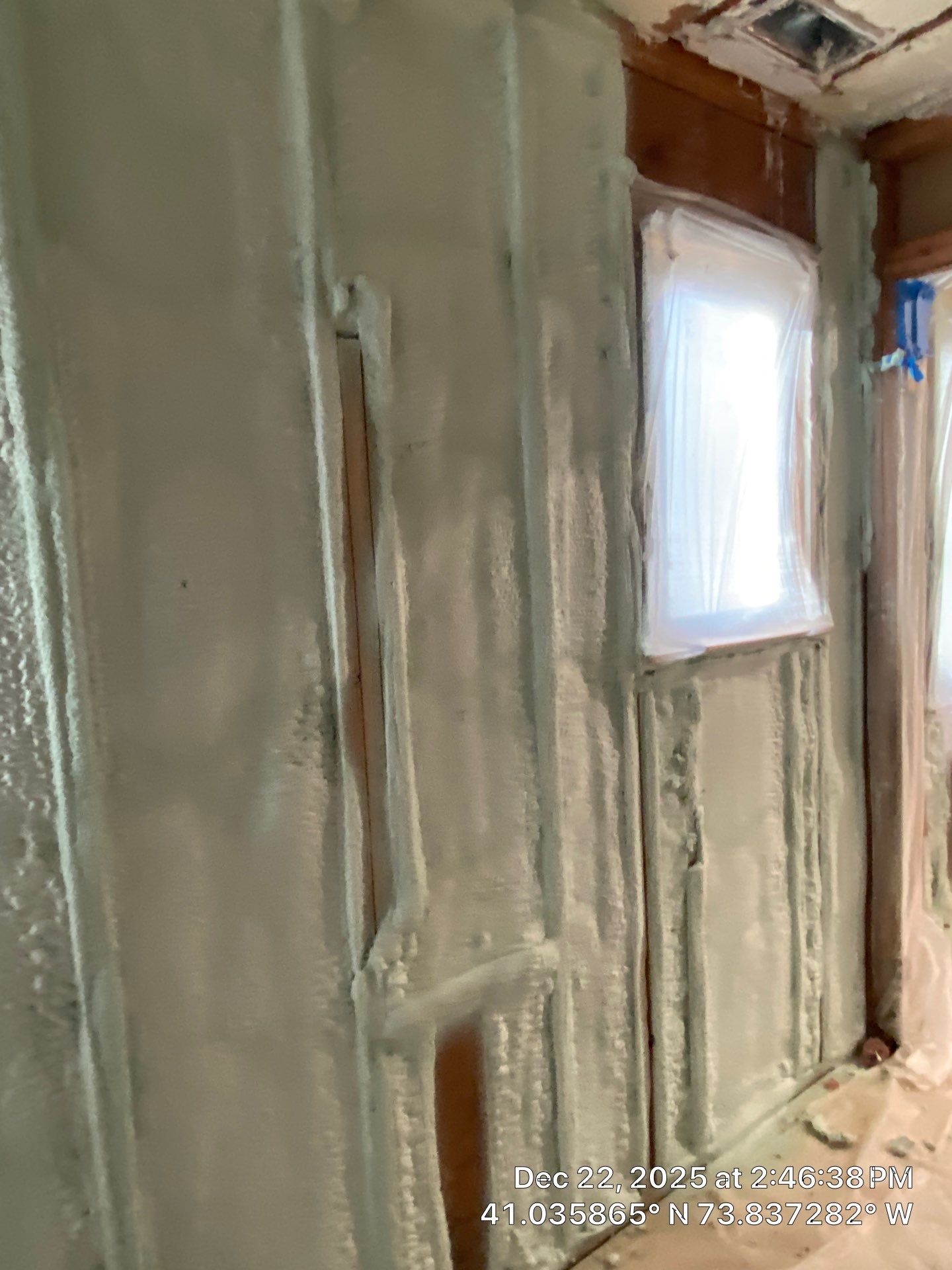 Exterior Walls Using Closed-Cell Spray Foam by NYS Foam & Energy