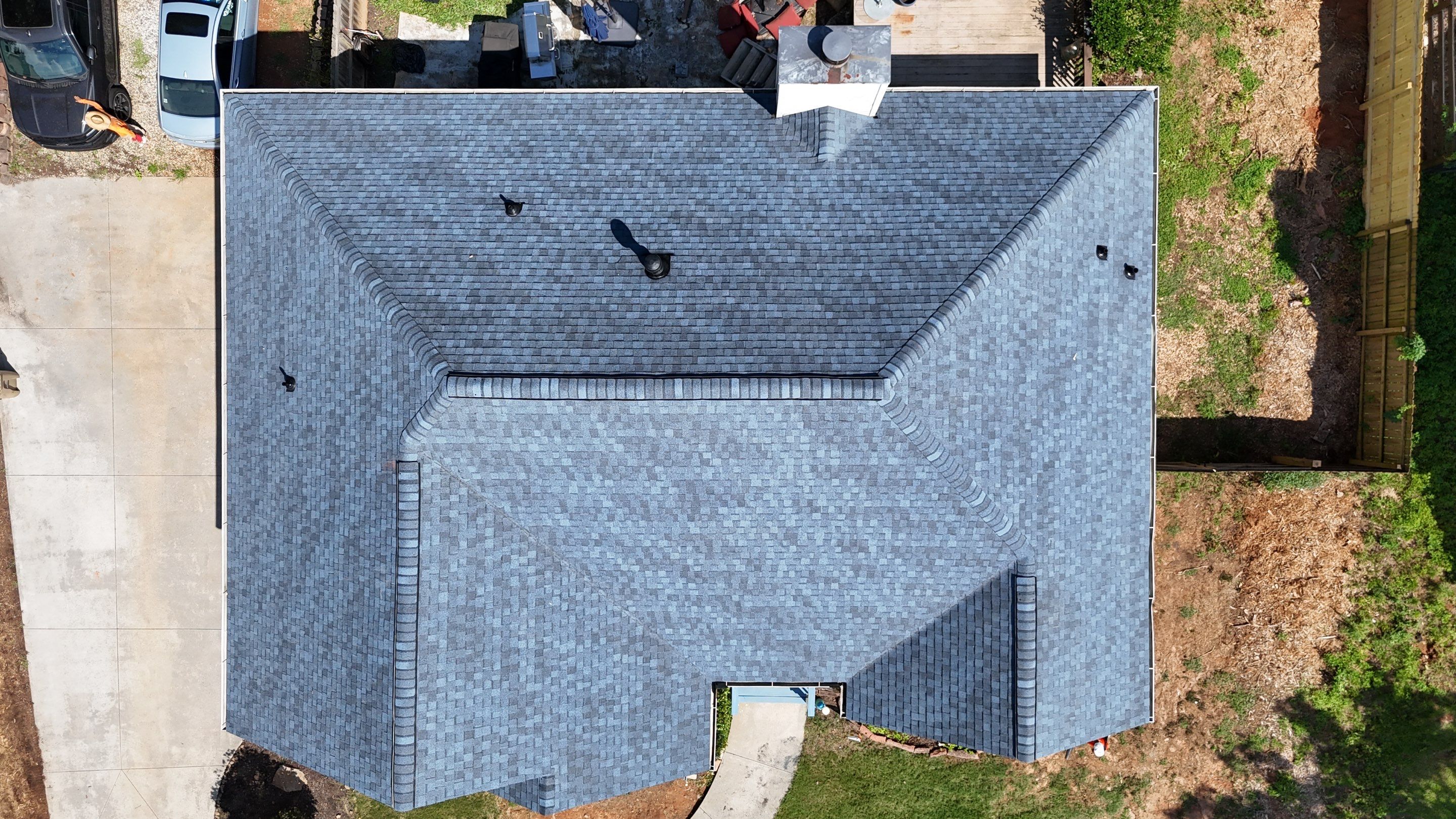 Cumming, GA Roof Replacement, CertainTeed Landmark Pro Coastal Blue by Reset Roofing