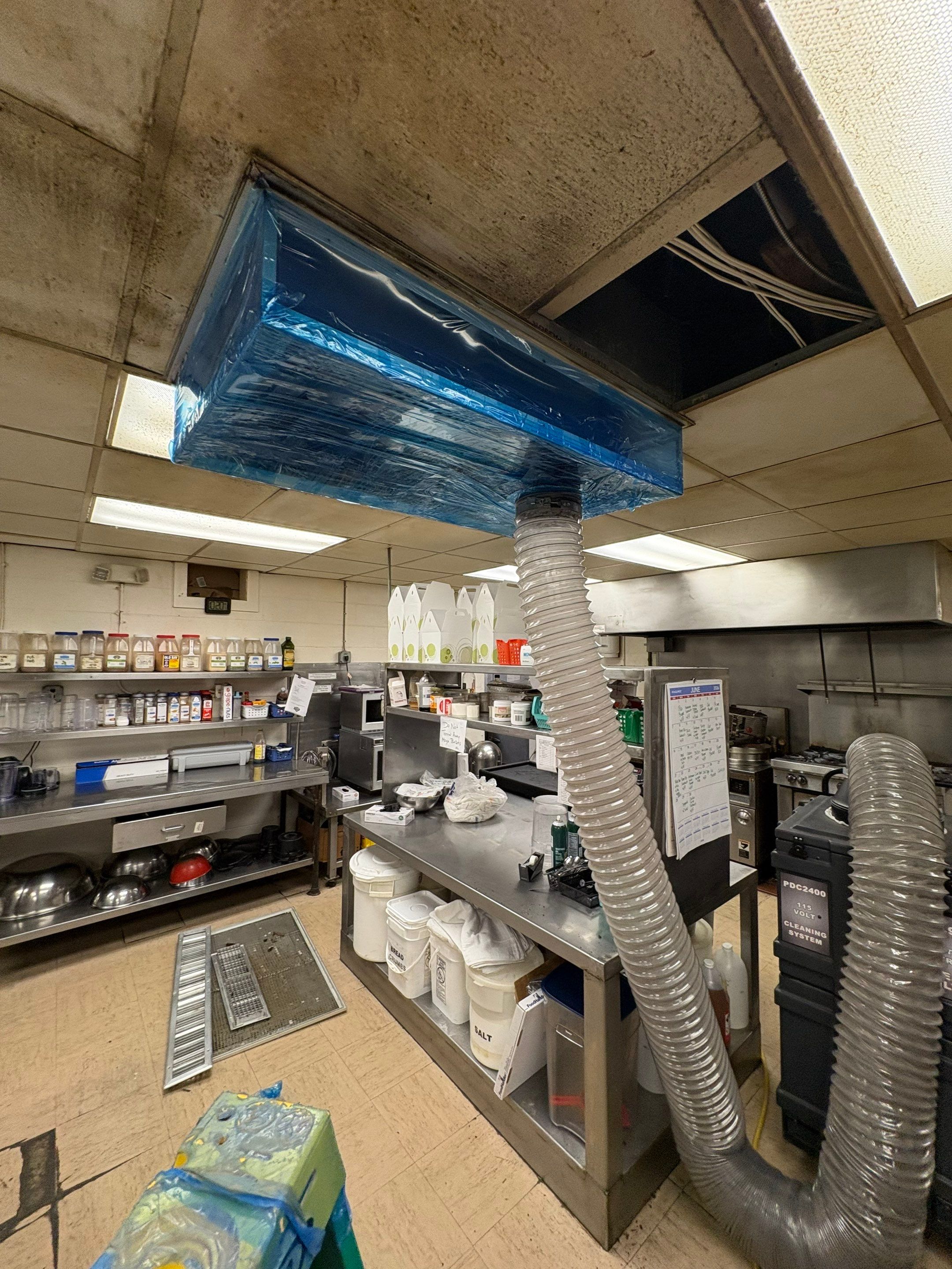 Southern Kitchen Duct Cleaning in New Market by Elemental Heating and air conditioning LLC