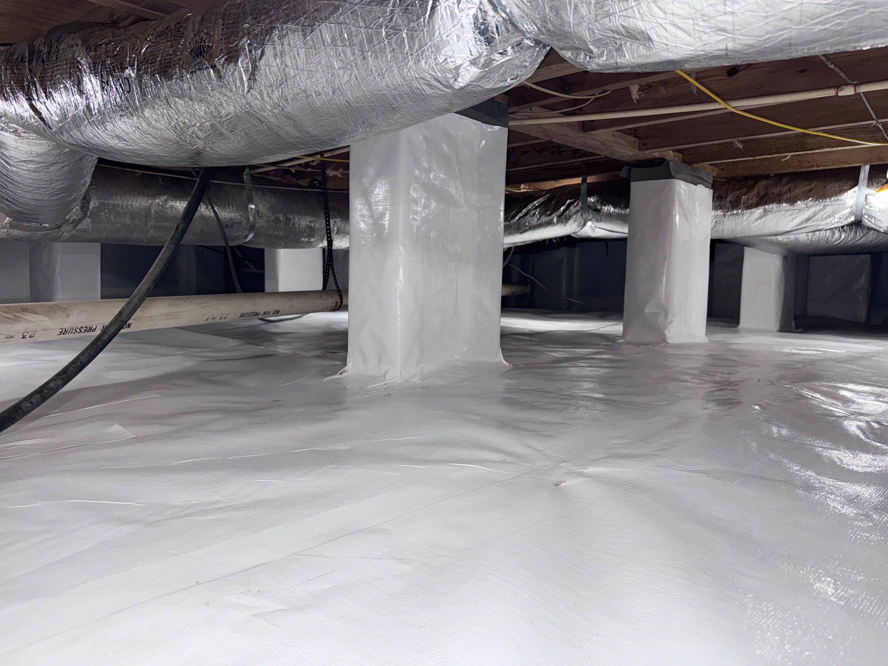 Encapsulation, Attic Insulation, and Attic Fan Project by Impact Crawlspace