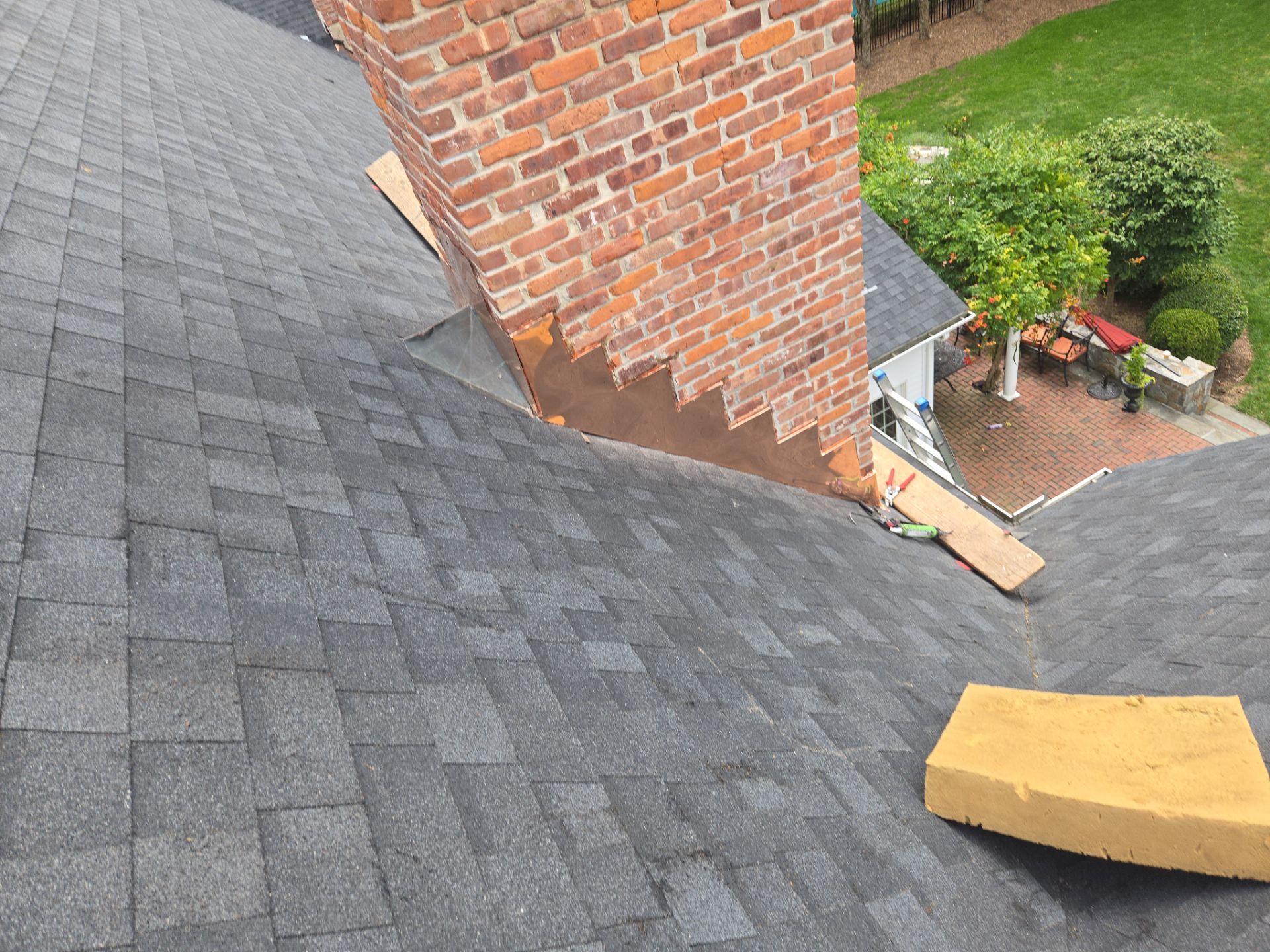 Residential Roofing Installation using Owens Corning TruDefinition Duration - Onyx Black by A Plus Exterior