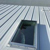 24ga 1" Nail-Strip Regal White  by Total Roofing System The Metal Roof Experts