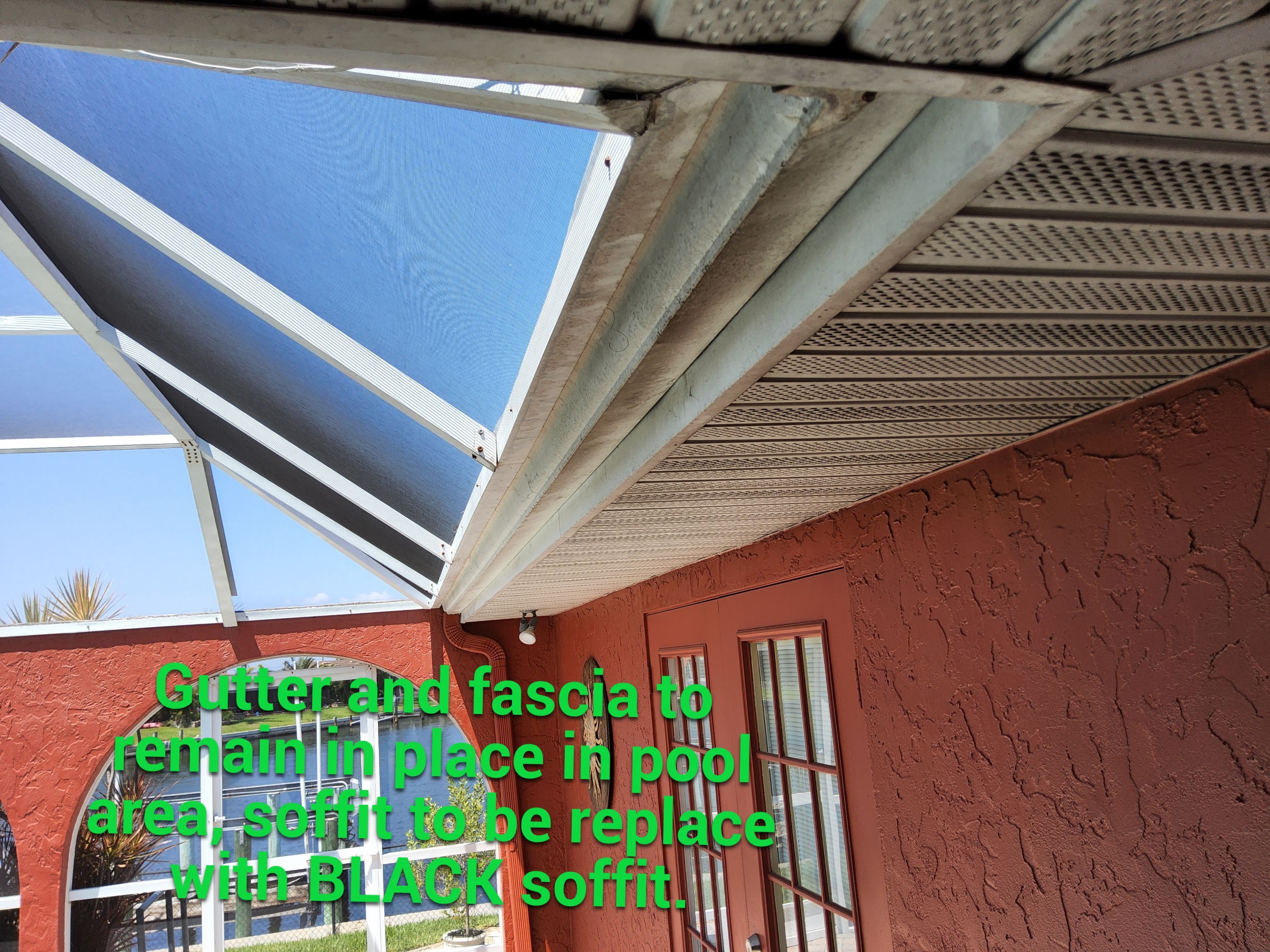 Total Black Gutters and Soffit & Fascia Installation in Punta Gorda FL by Gutter Professors
