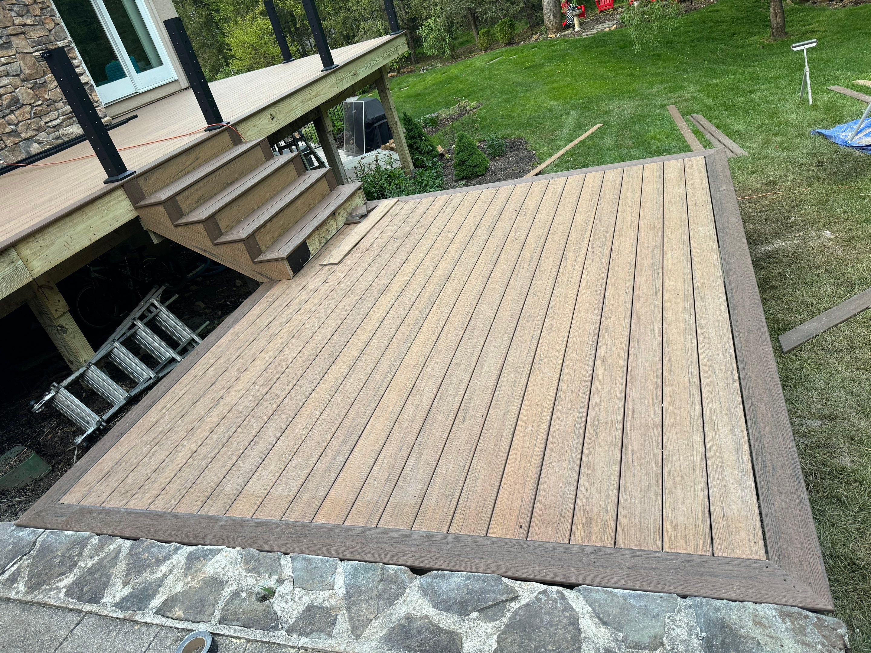 Deck Resurface with Extension by deck guardian