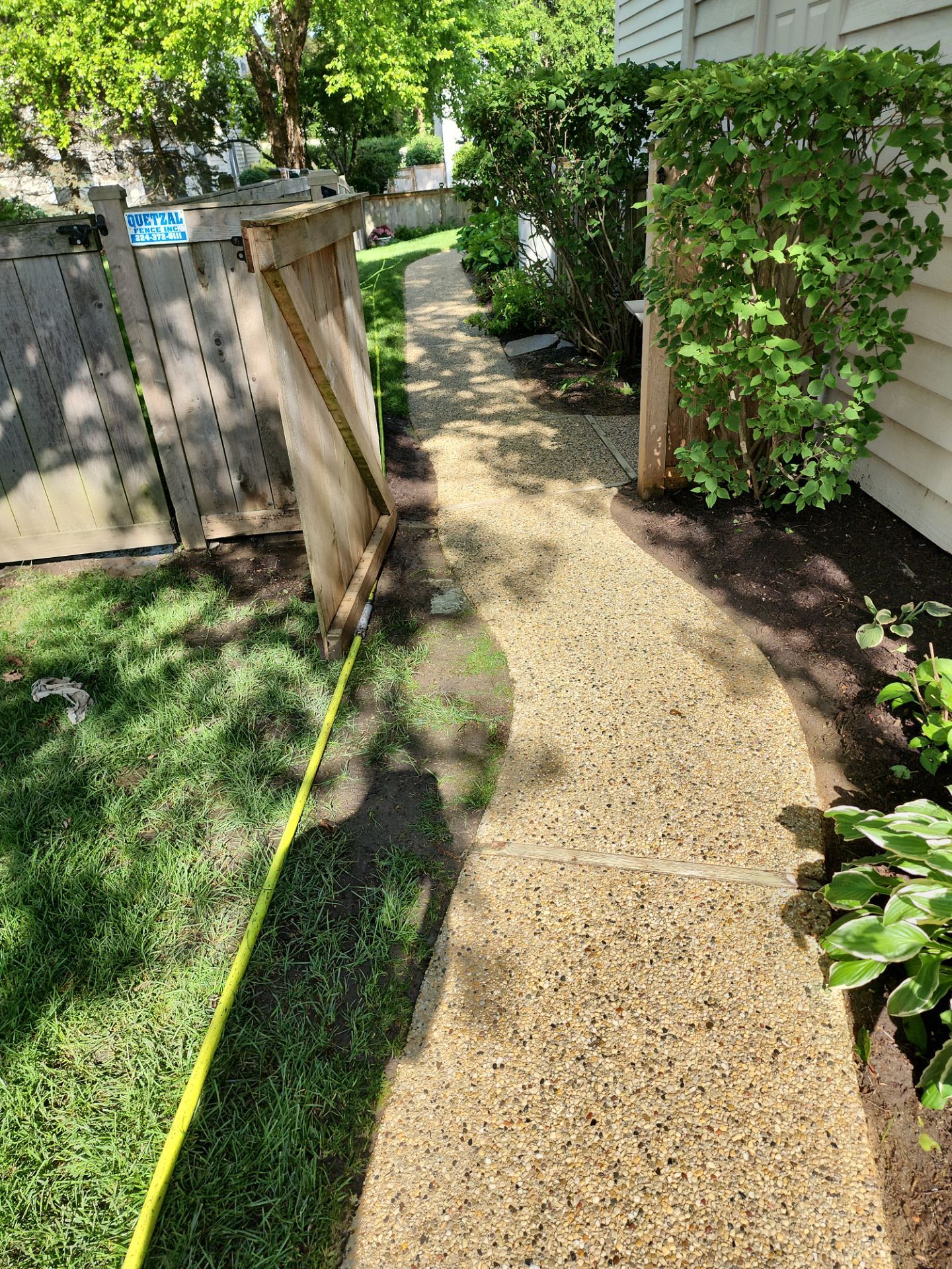 Aggregate concrete cleaning by Northern Power Washing LLC.