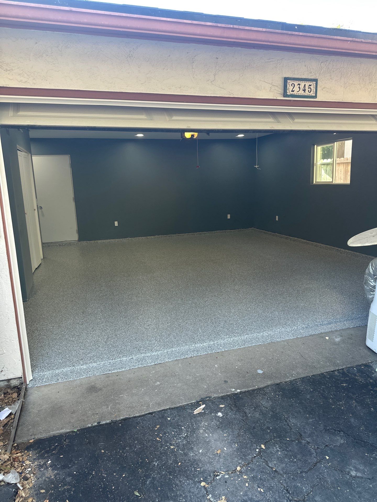 Simiron Polyurea Garage Floor Coating with Stargazer Chips by MGP Coatings