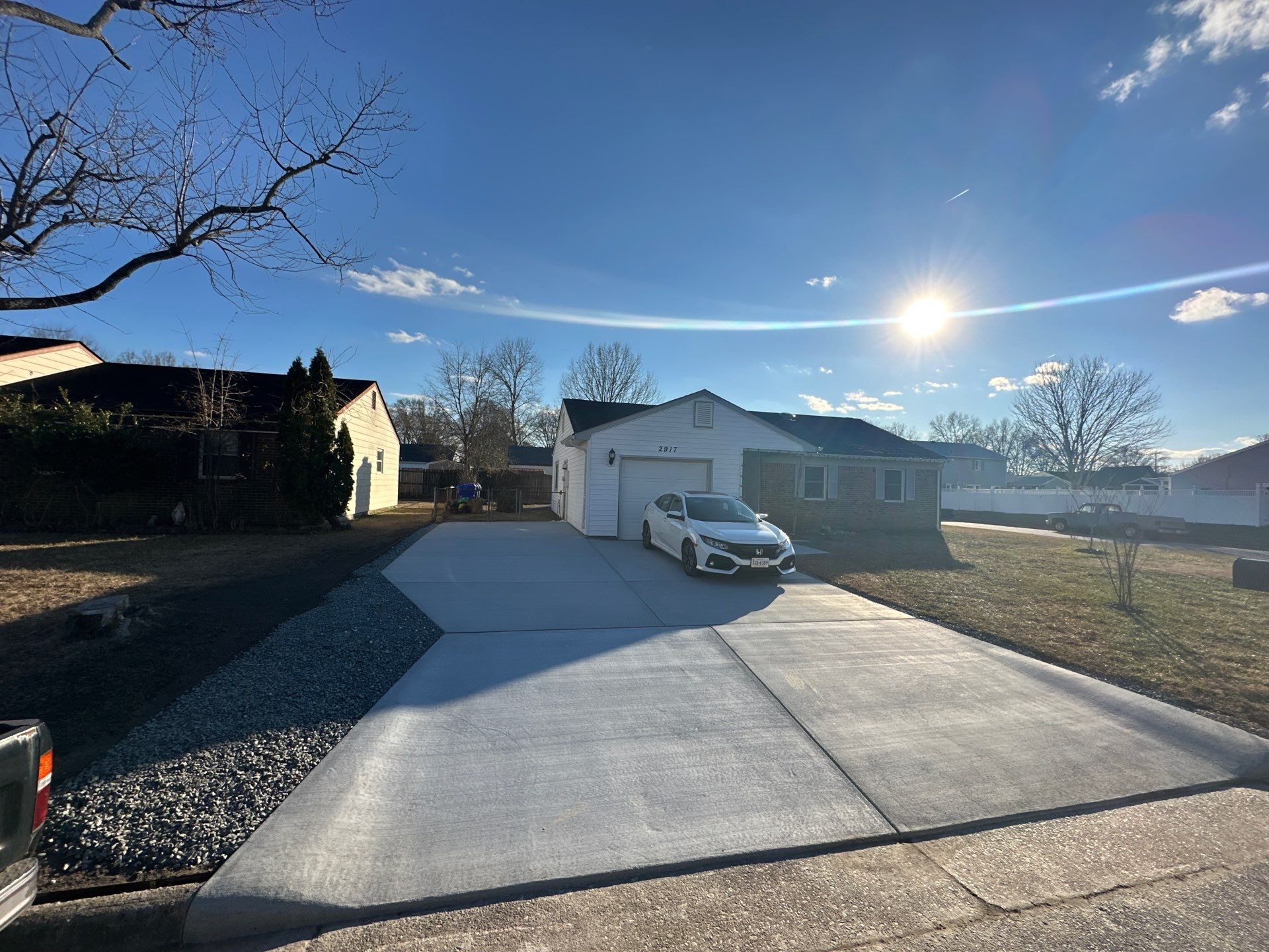 Project in Virginia Beach by Sam The Concrete Man Virginia Beach