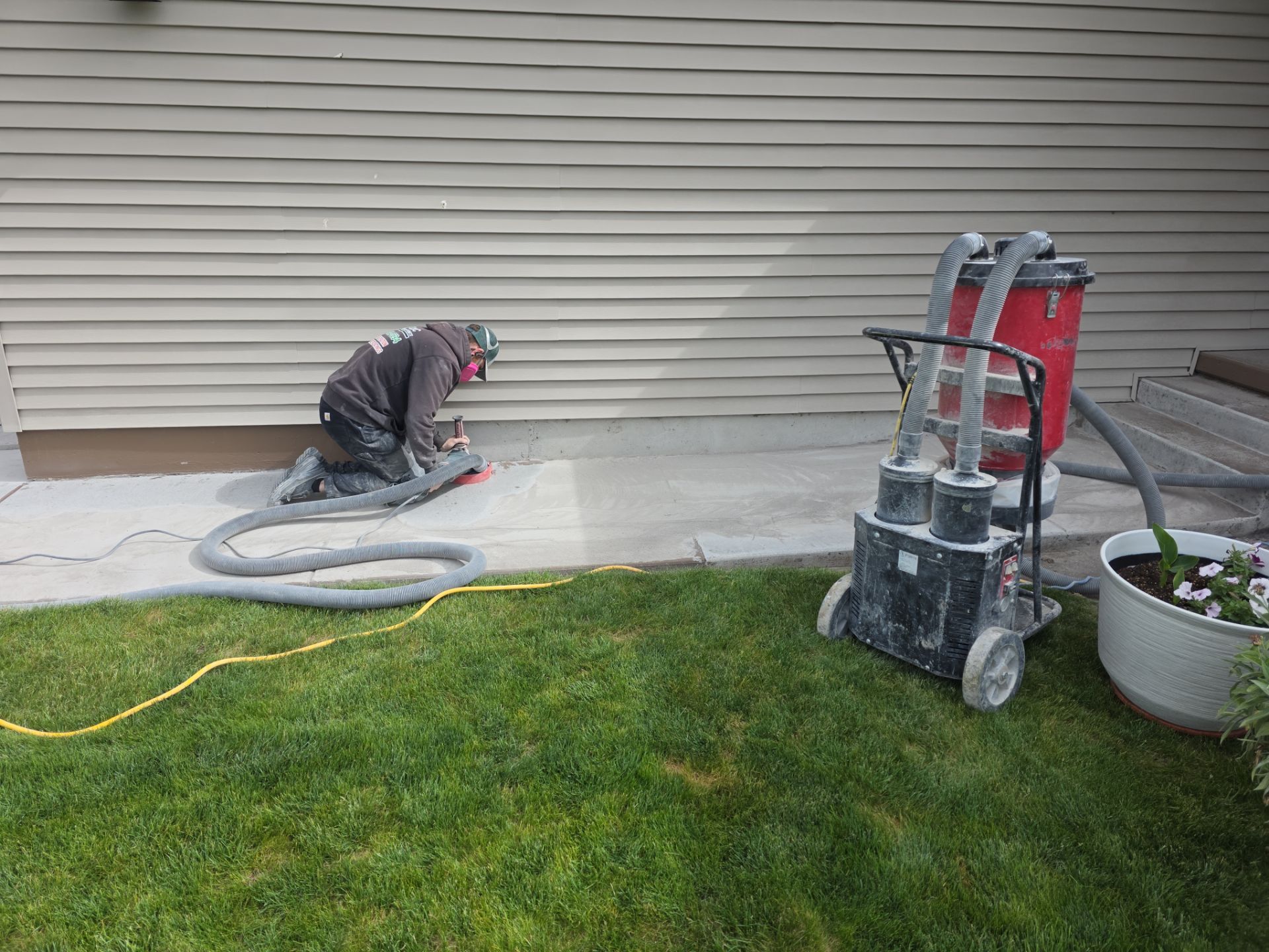 Concrete Patio and Walkway Coating Transformation in Cheney by Croc Coatings, LLC