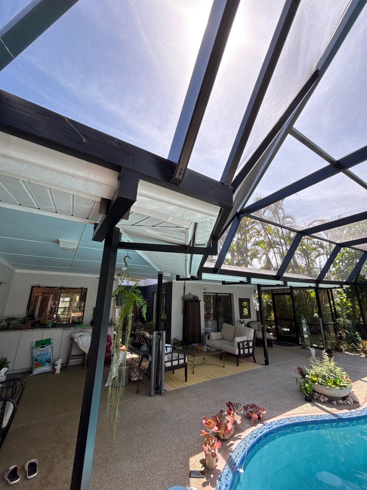 Brown 6-Inch Seamless Gutters in SarasotaFL by Gutter Professors