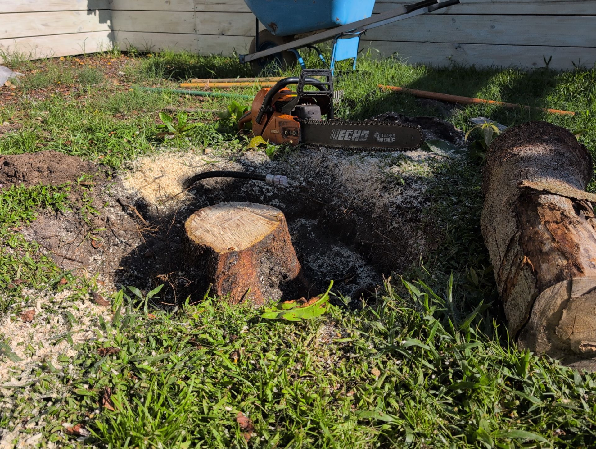 Stump Removal by
M.A.B. Landscaping & Property Maintenance