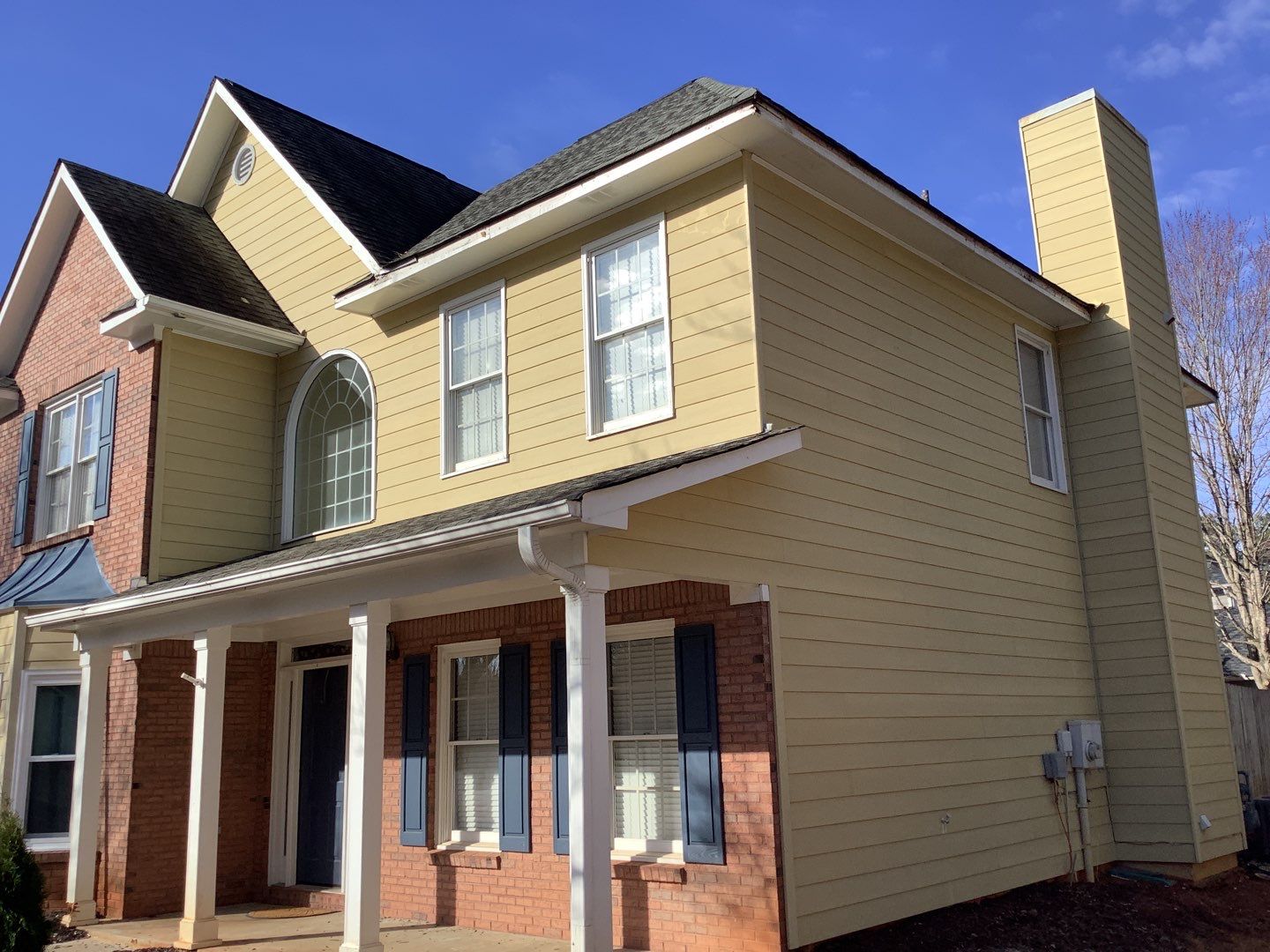 Comprehensive Exterior Renovation Featuring James Hardie Siding in Suwanee by Swift Home Renovations