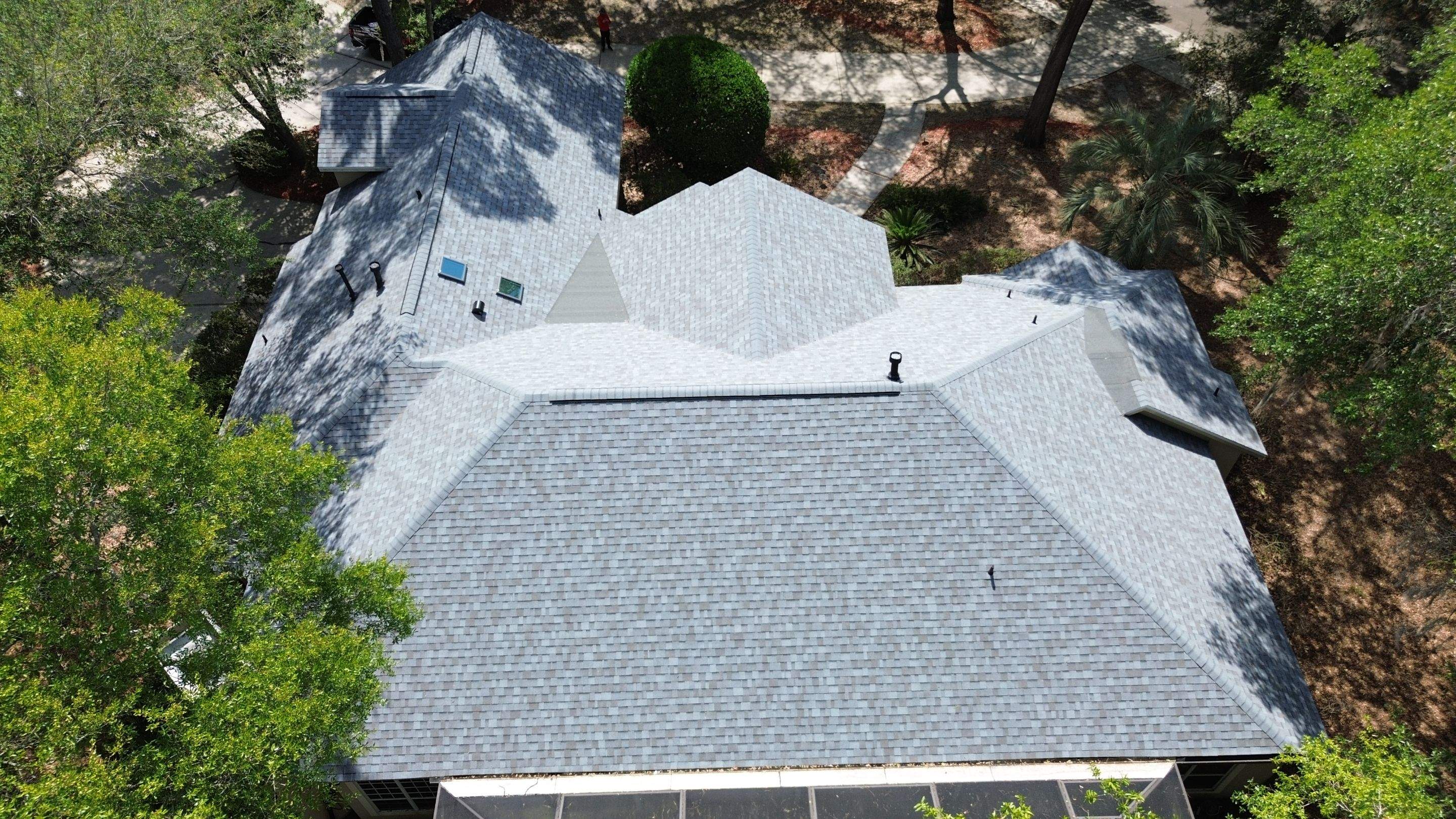 Replacing hail damage in Gainesville, Florida by Brehm Roofing