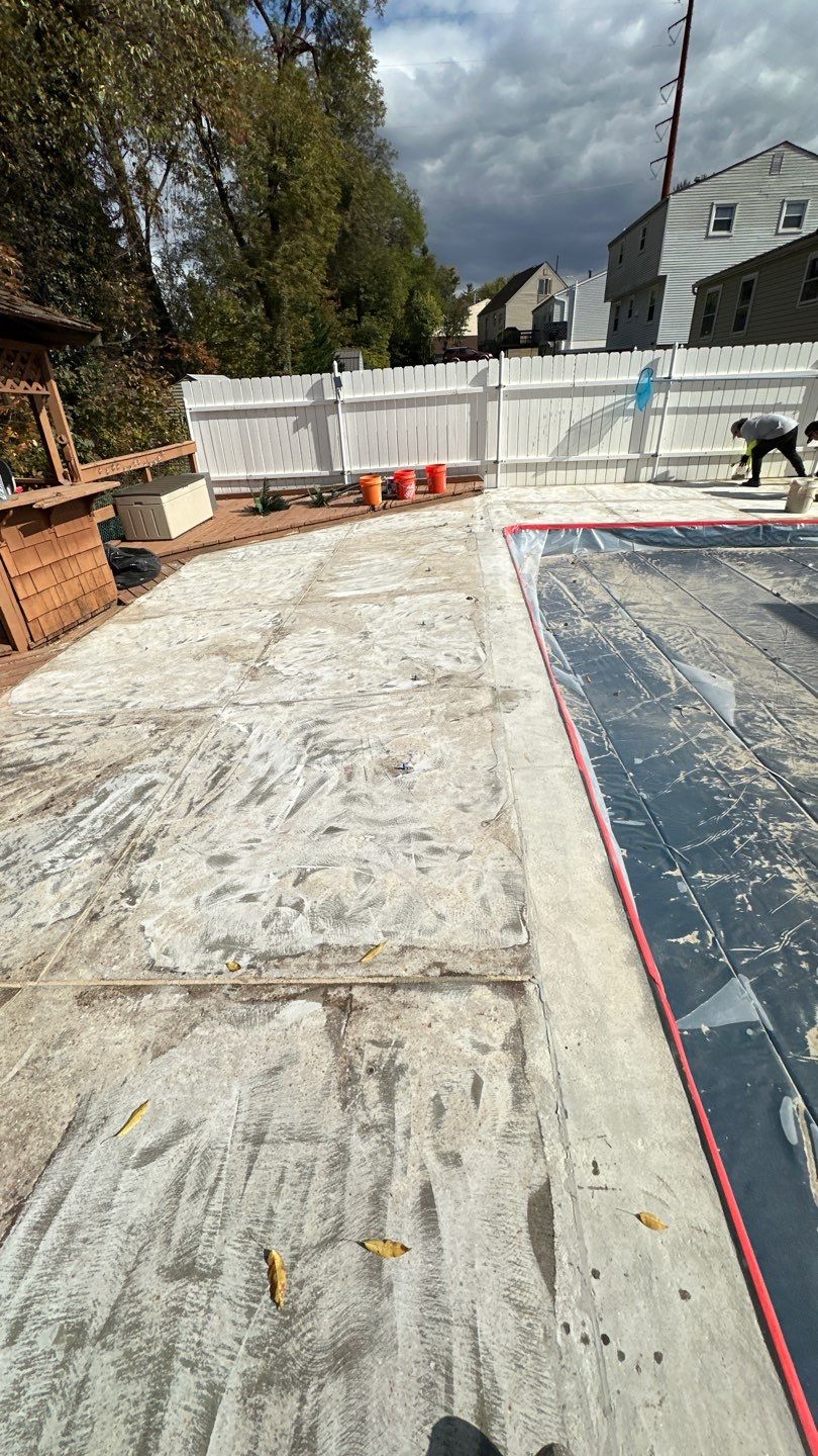 Davenport Pool Deck Project in McKees Rocks by Floors in a Day, Inc